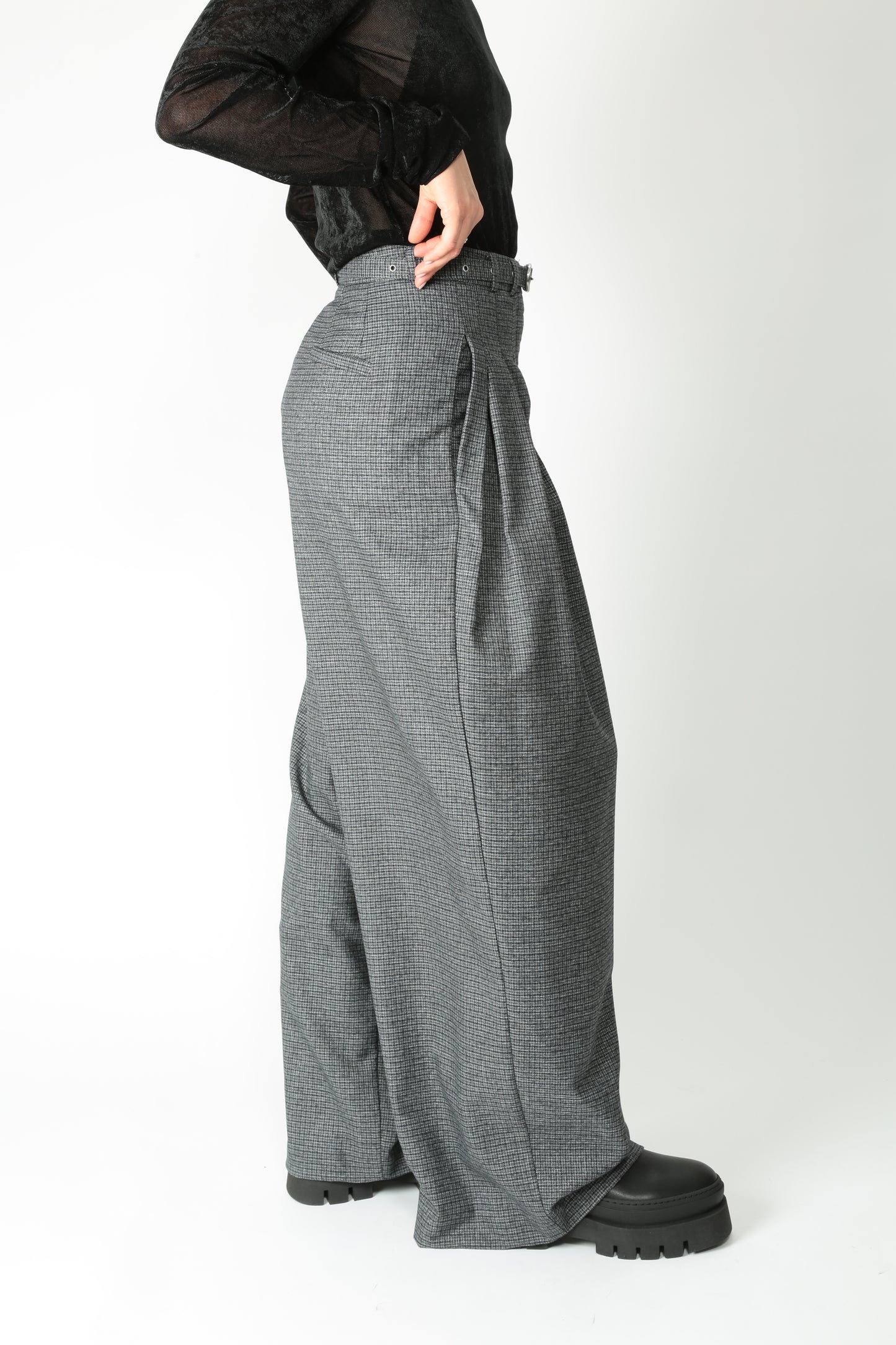MeiMeij Pantalone ampio con pinces M5FV03