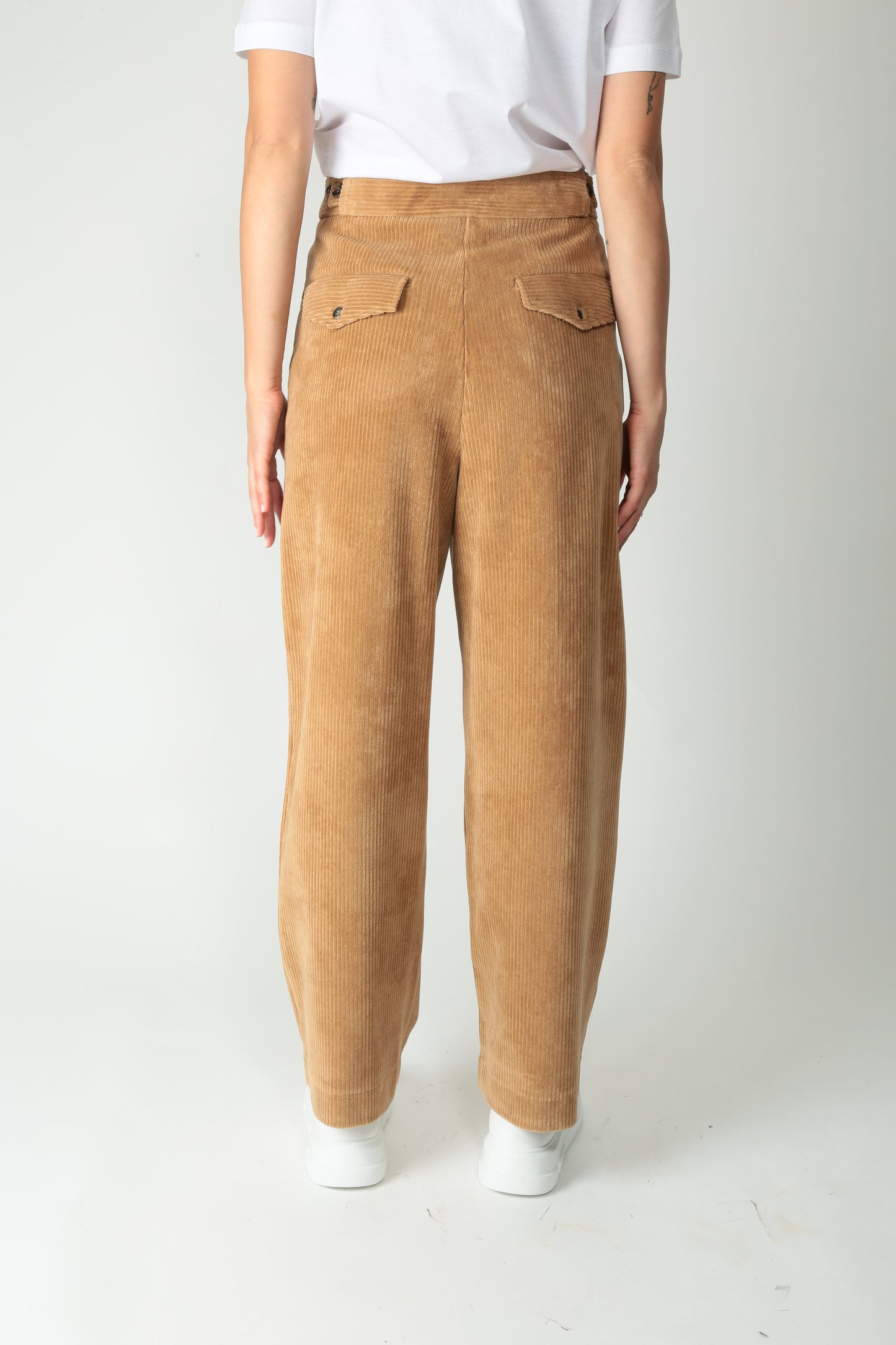 MaxMara MM Pantalone in velluto a coste Gocce