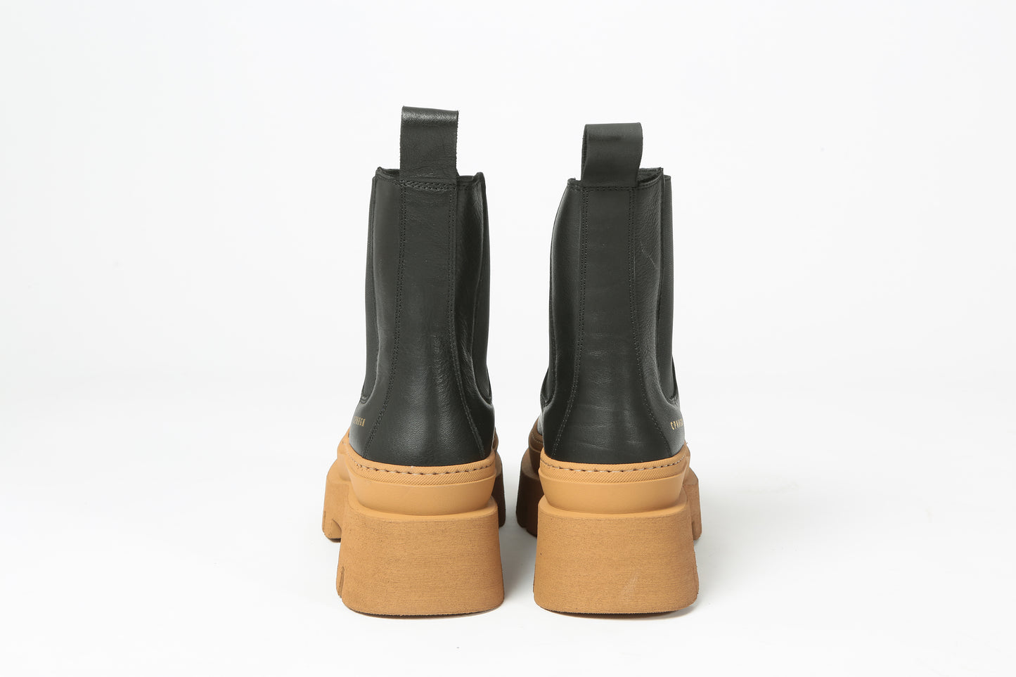 Copenhagen Stivale boots in pelle con plateau CPH686