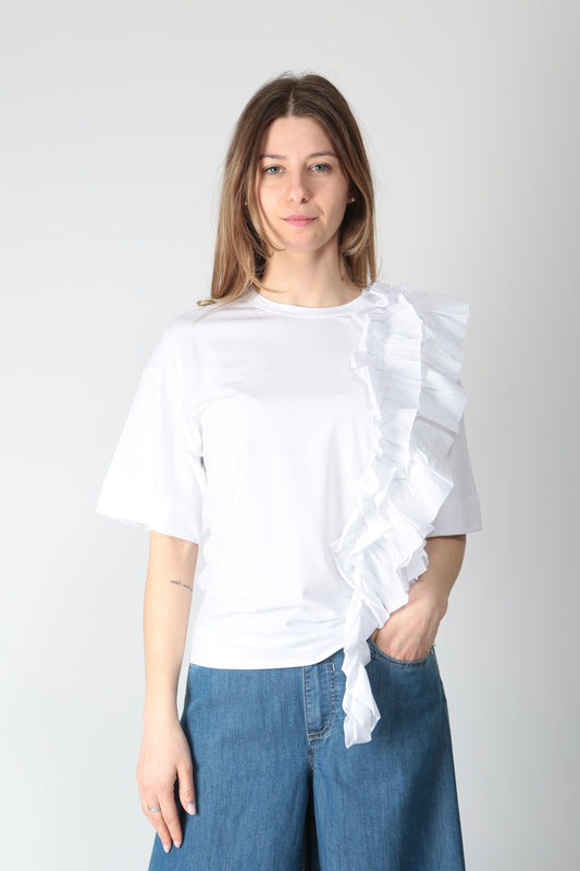 Alpha Studio T-shirt con frappa AD-6411C 2159