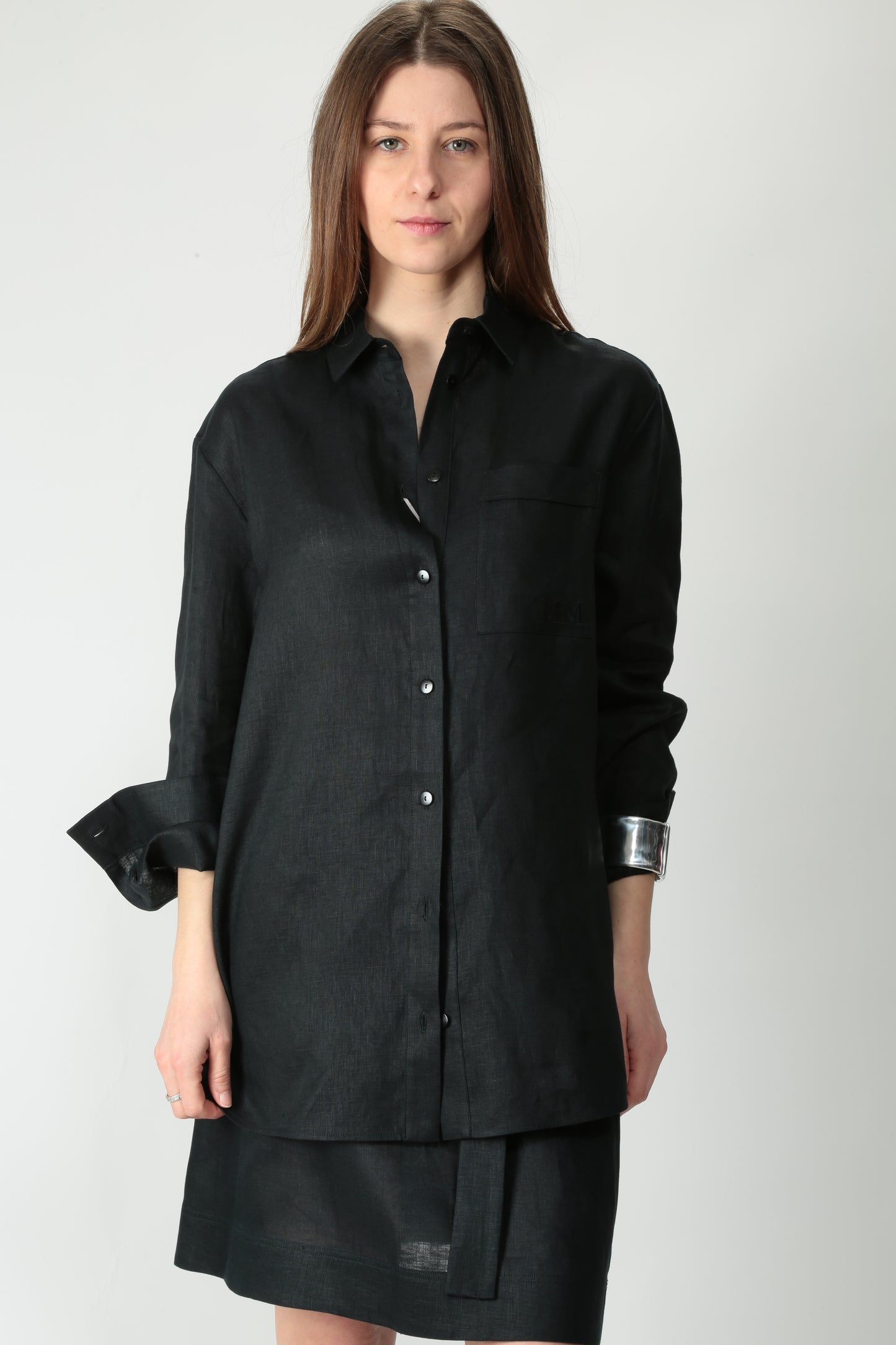 MaxMara MM Camicia oversize in lino Noel