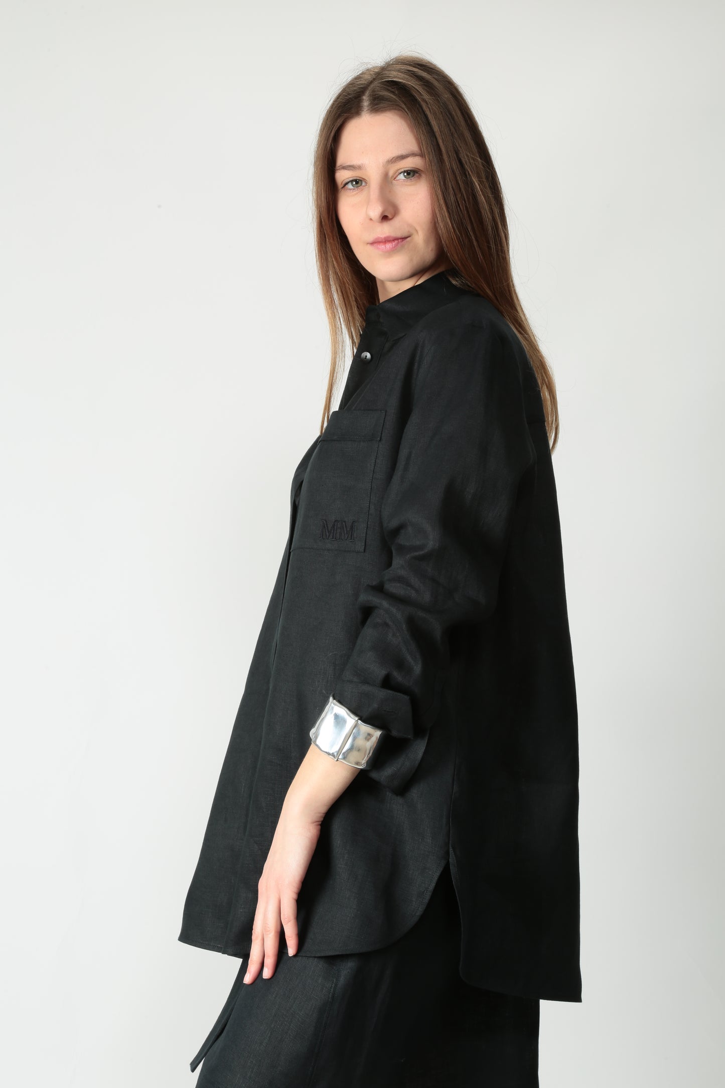 MaxMara MM Camicia oversize in lino Noel