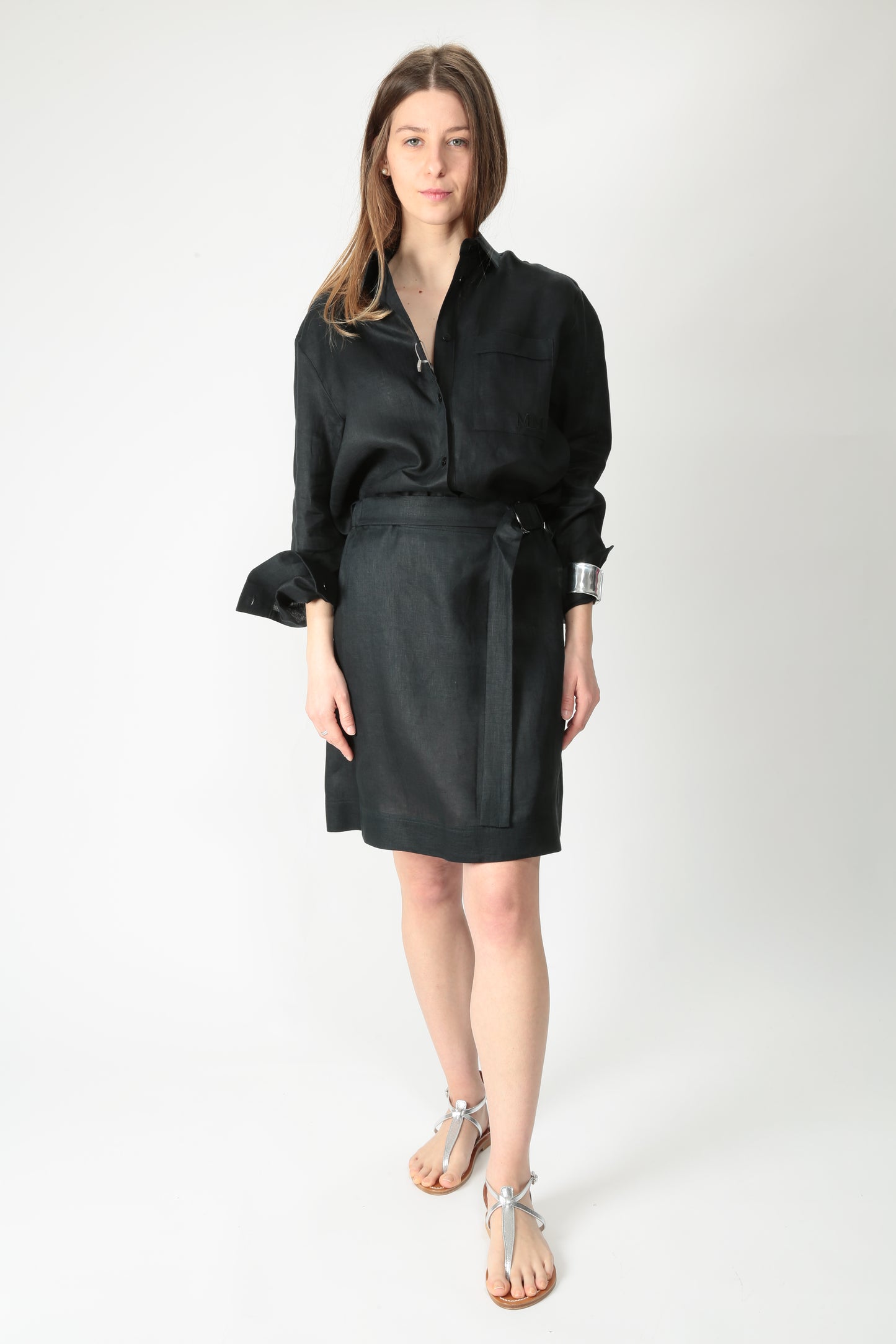 MaxMara MM Camicia oversize in lino Noel