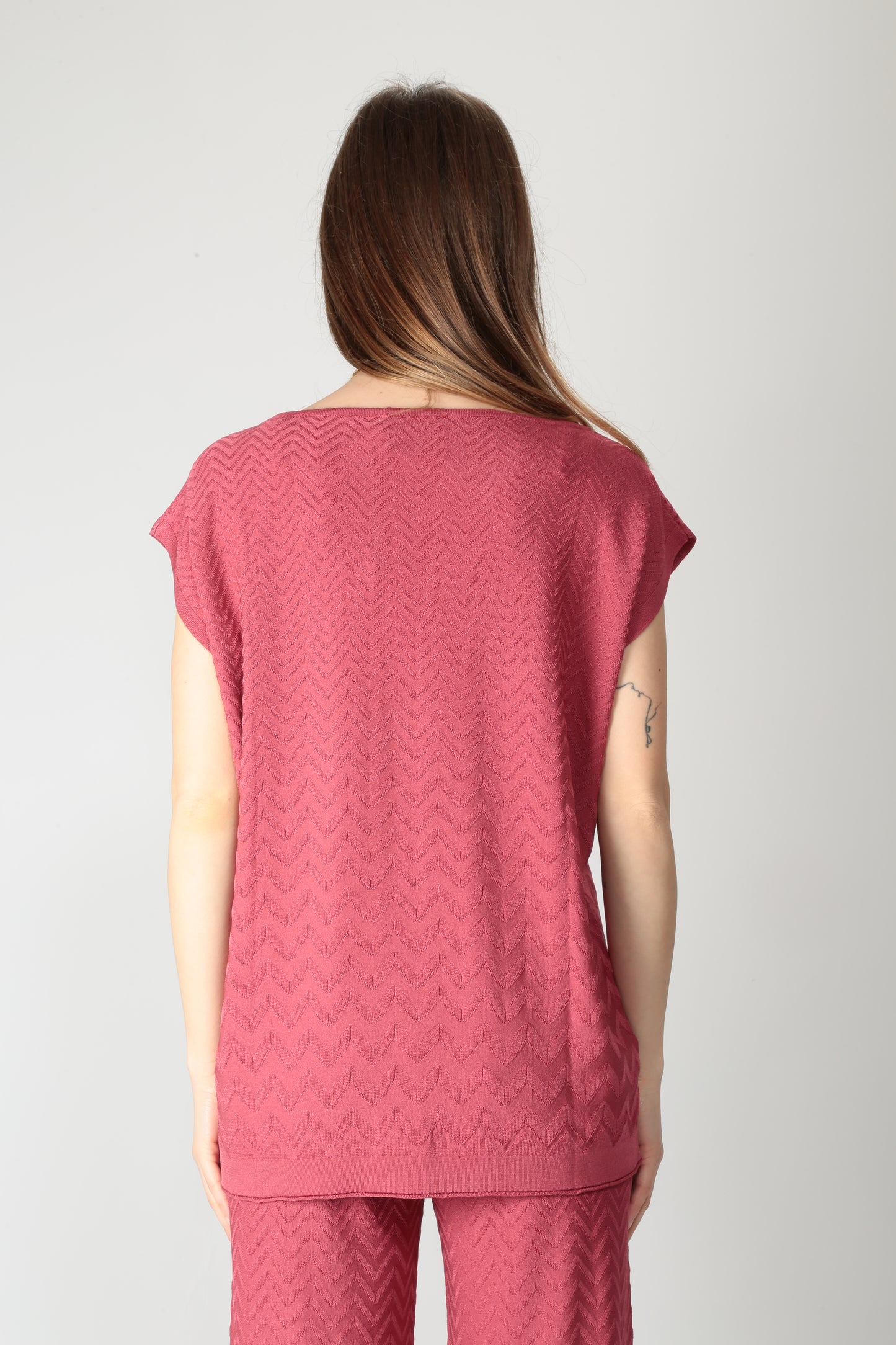 Maida Mila Gilet punto zig zag 251M1037
