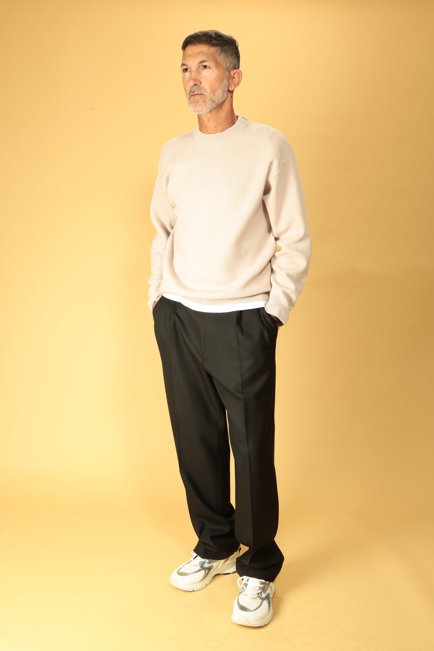 Lubiam Pantalone ampio in lana vergine 54533/2 8191