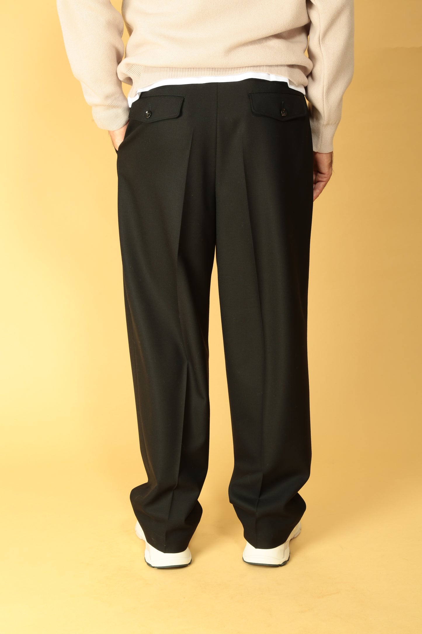 Lubiam Pantalone ampio in lana vergine 54533/2 8191