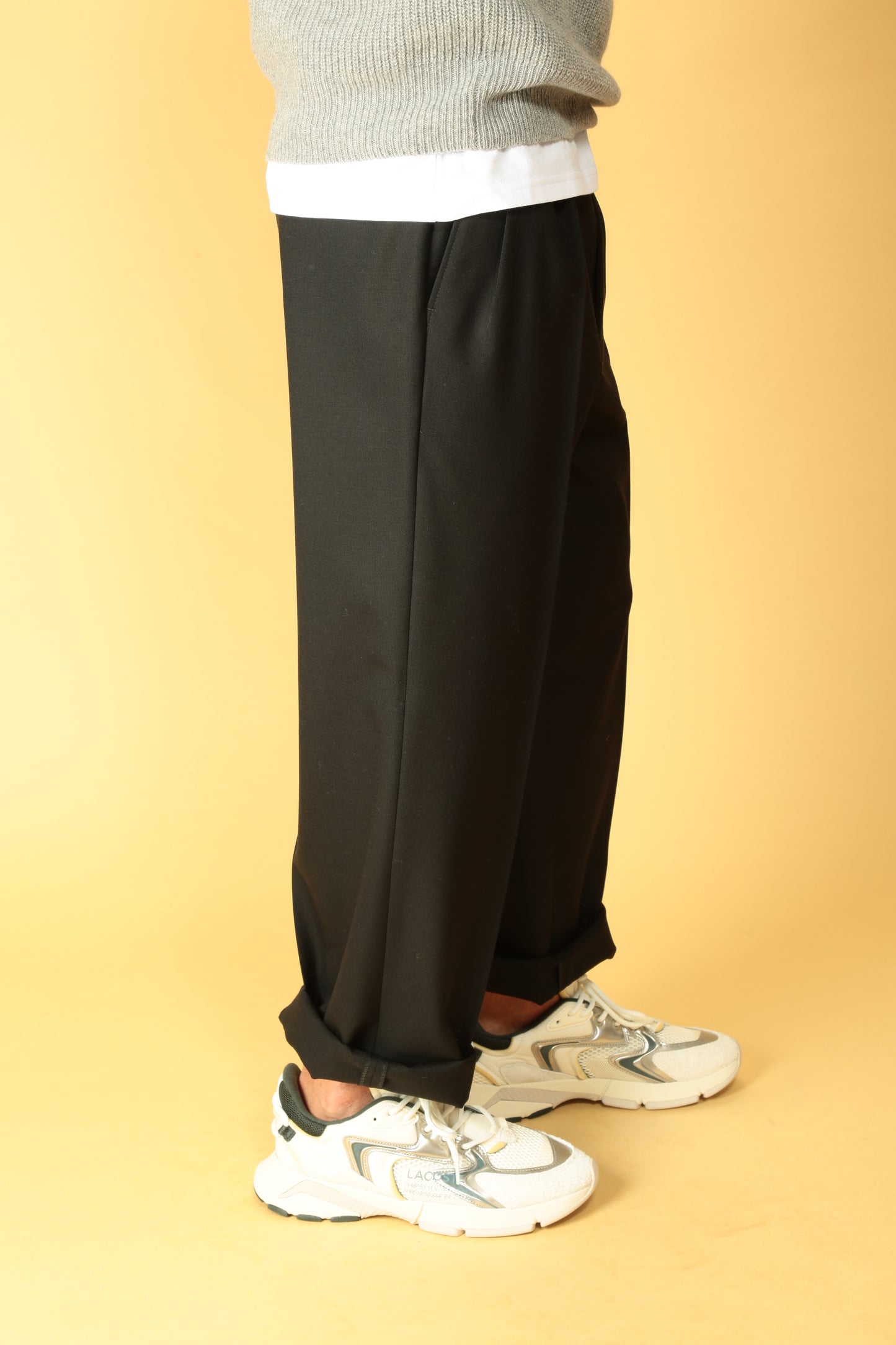 Lubiam Pantalone ampio in lana vergine 54533/2 8191