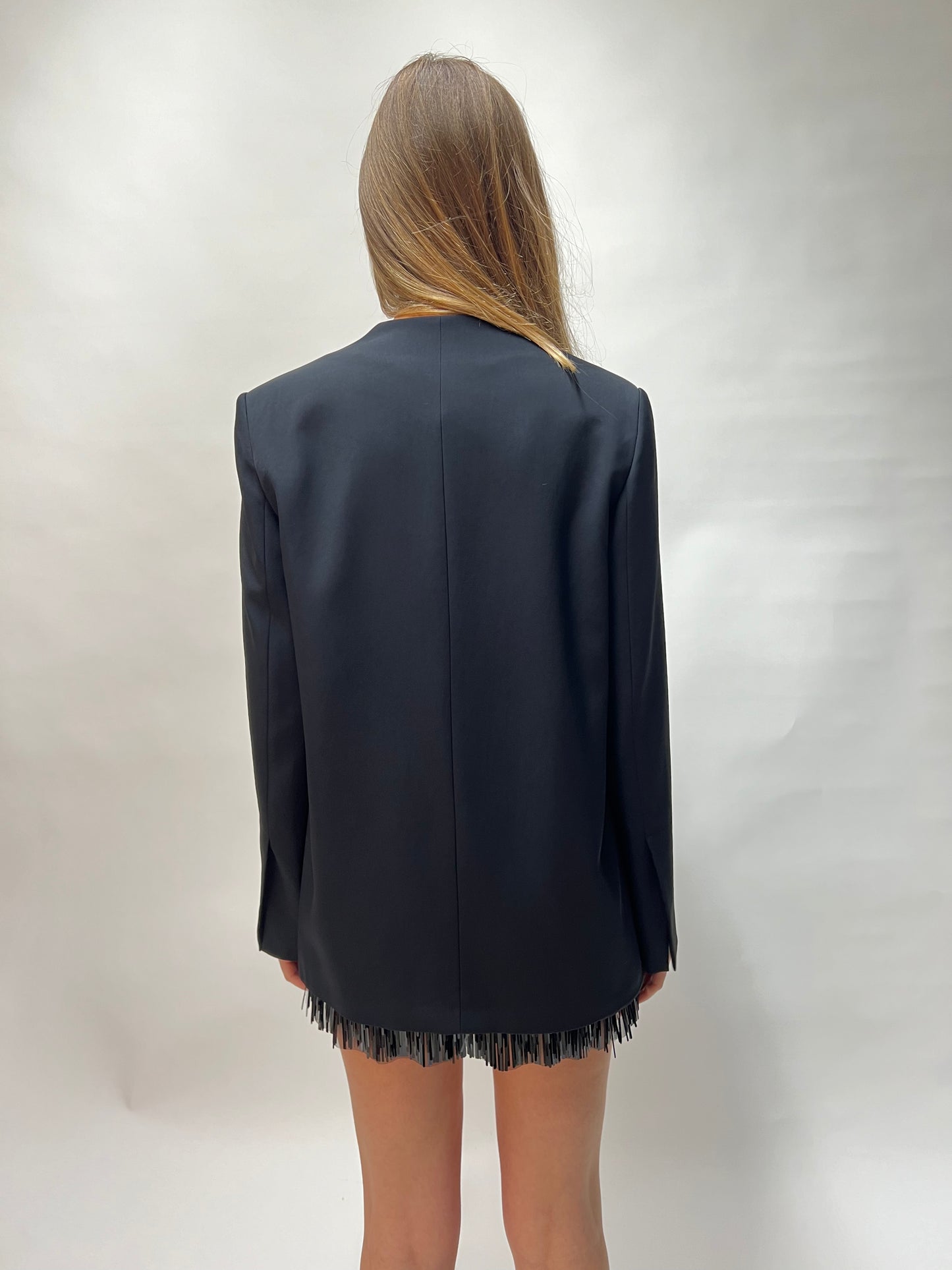 L. Conti Top con paillettes a frangia L4WW58