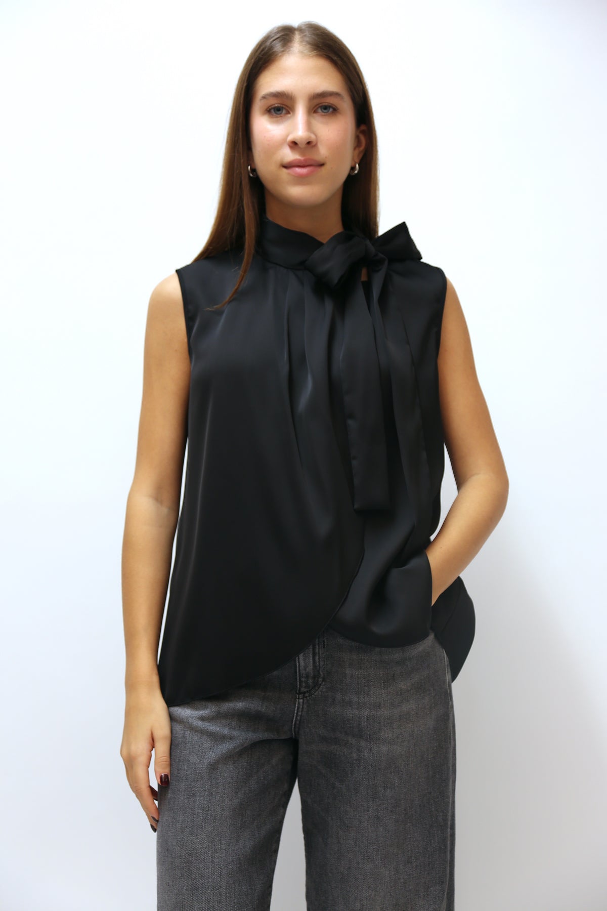 Maida Mila Top con fiocco 265M1231