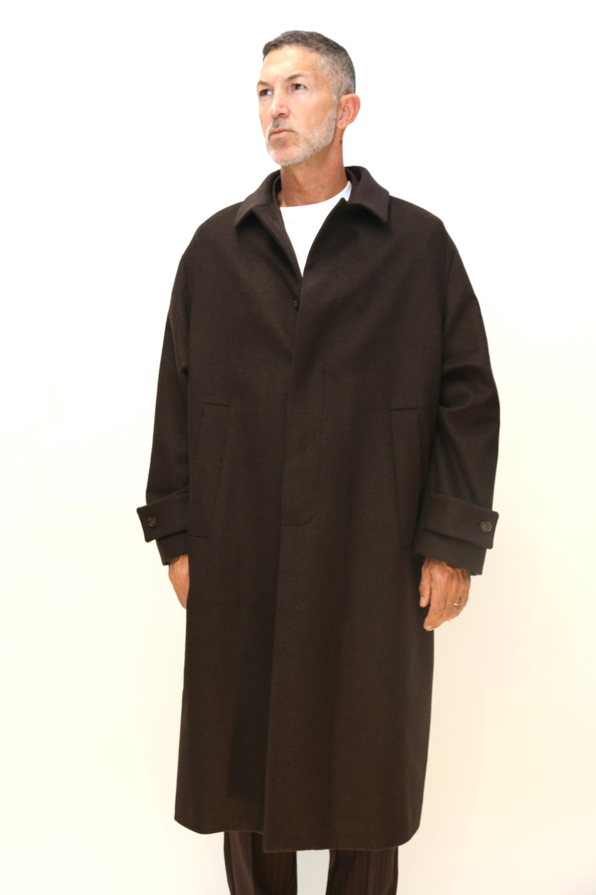 Marsem Cappotto lungo lana e cachemire Cap091