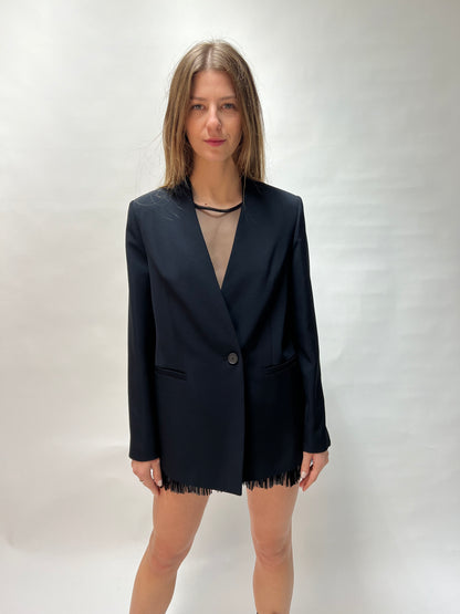 L. Conti Top con paillettes a frangia L4WW58