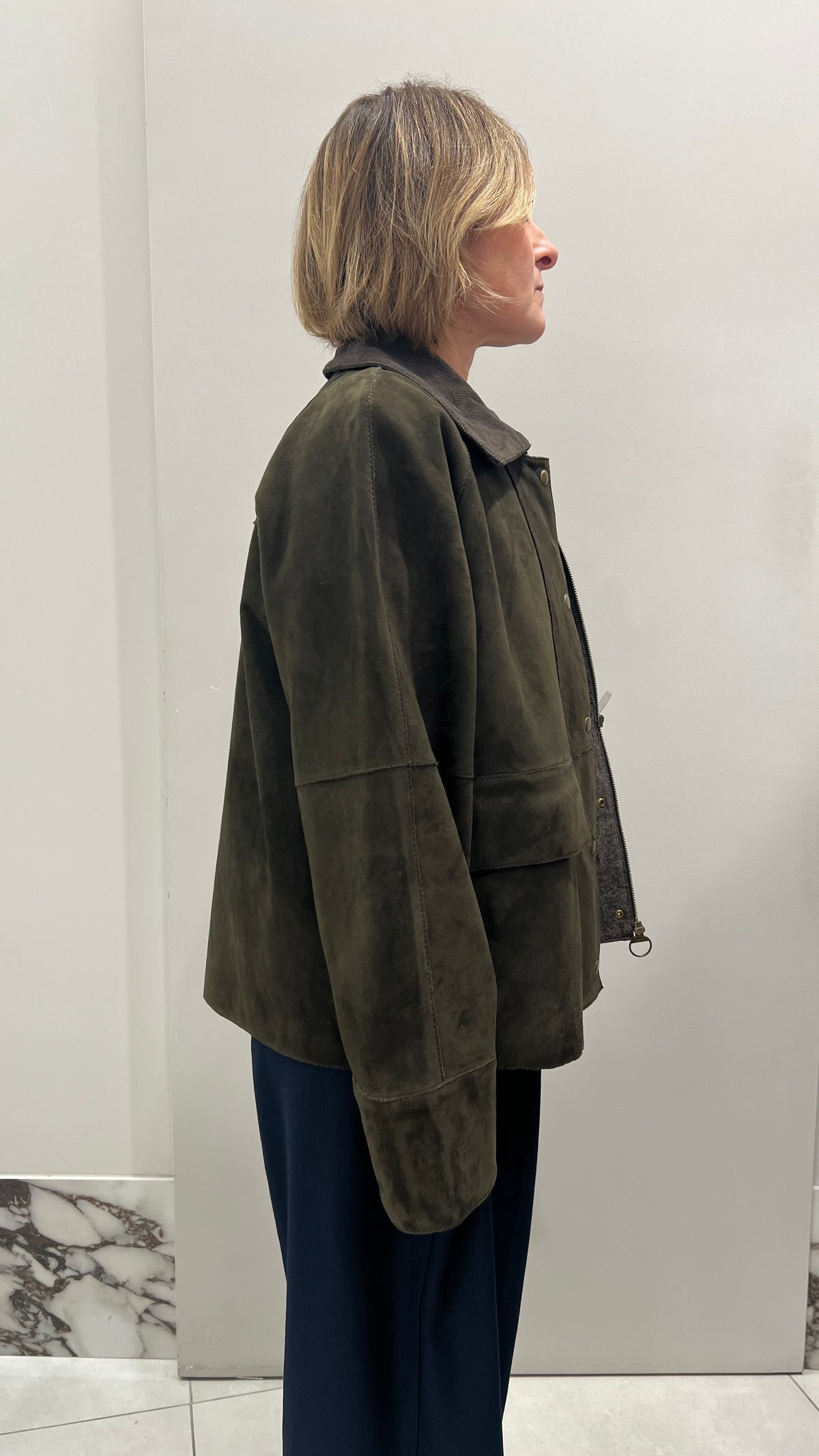 Jackie Giacca in suede interno staccabile Cameron - Gulie Atelier