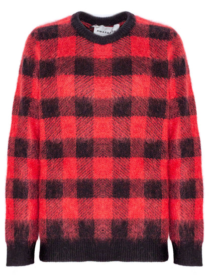Amaranto Maglia check B9S0052S