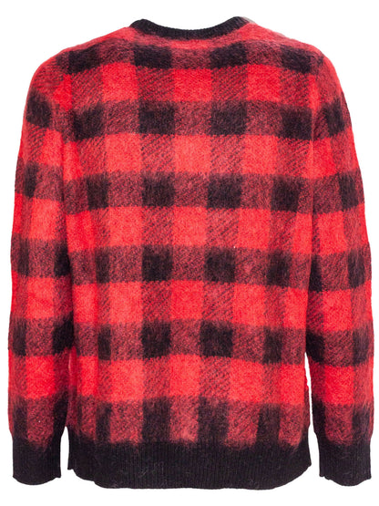 Amaranto Maglia check B9S0052S