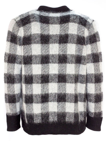 Amaranto Cardigan check B9S0053S