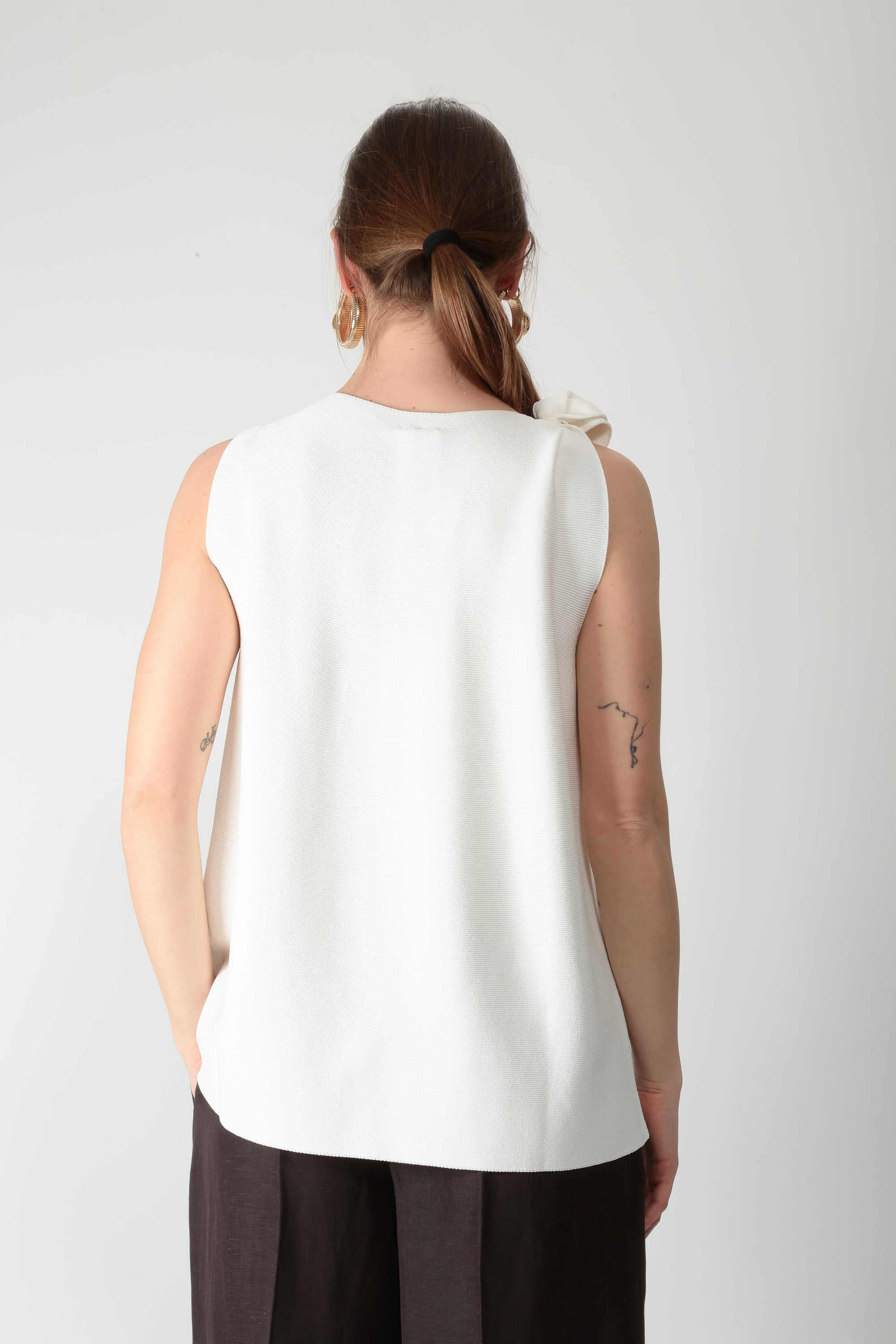 L. Conti Top con applicazione Clizia F6SA24 - Gulie Atelier