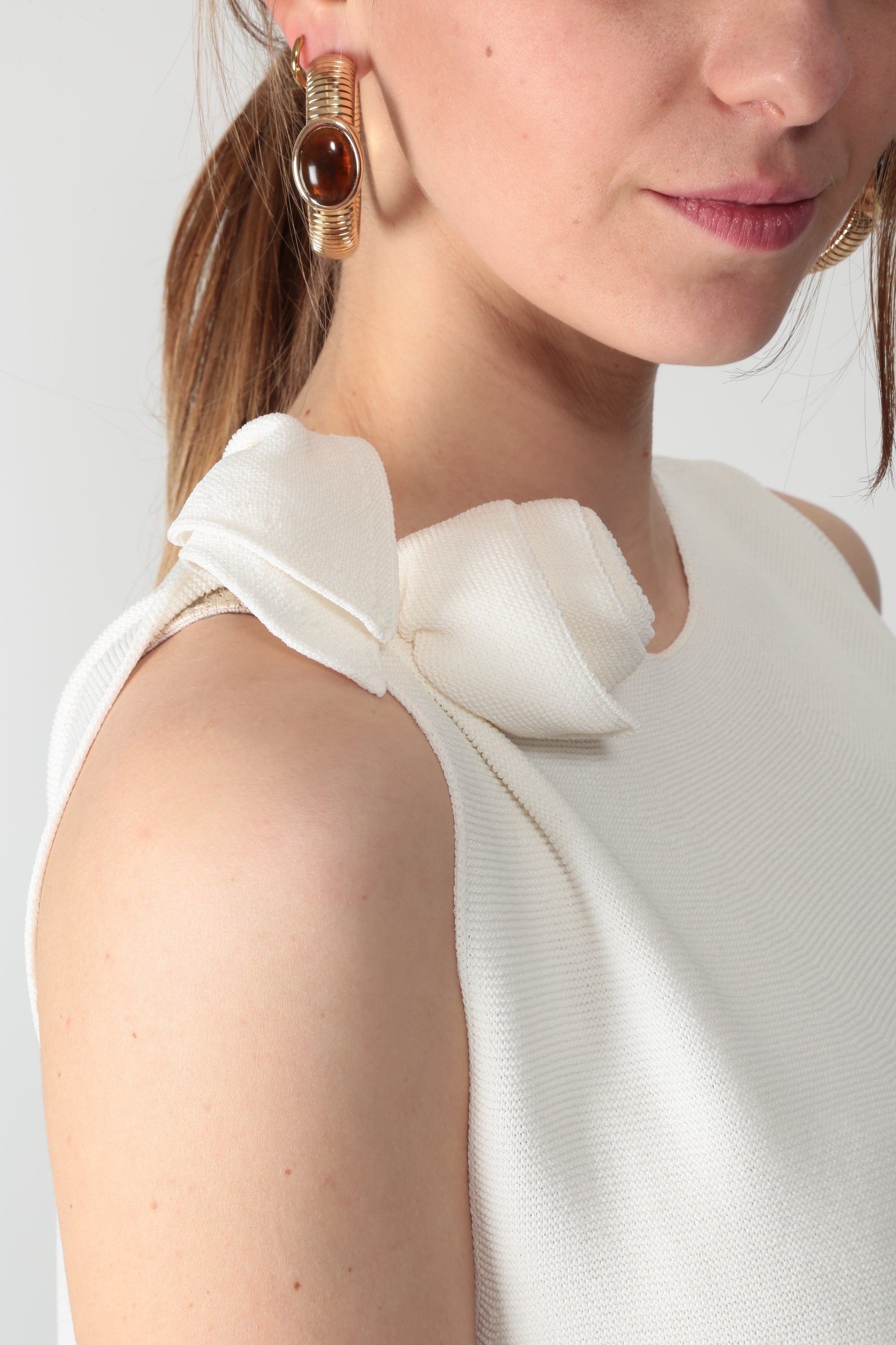 L. Conti Top con applicazione Clizia F6SA24 - Gulie Atelier