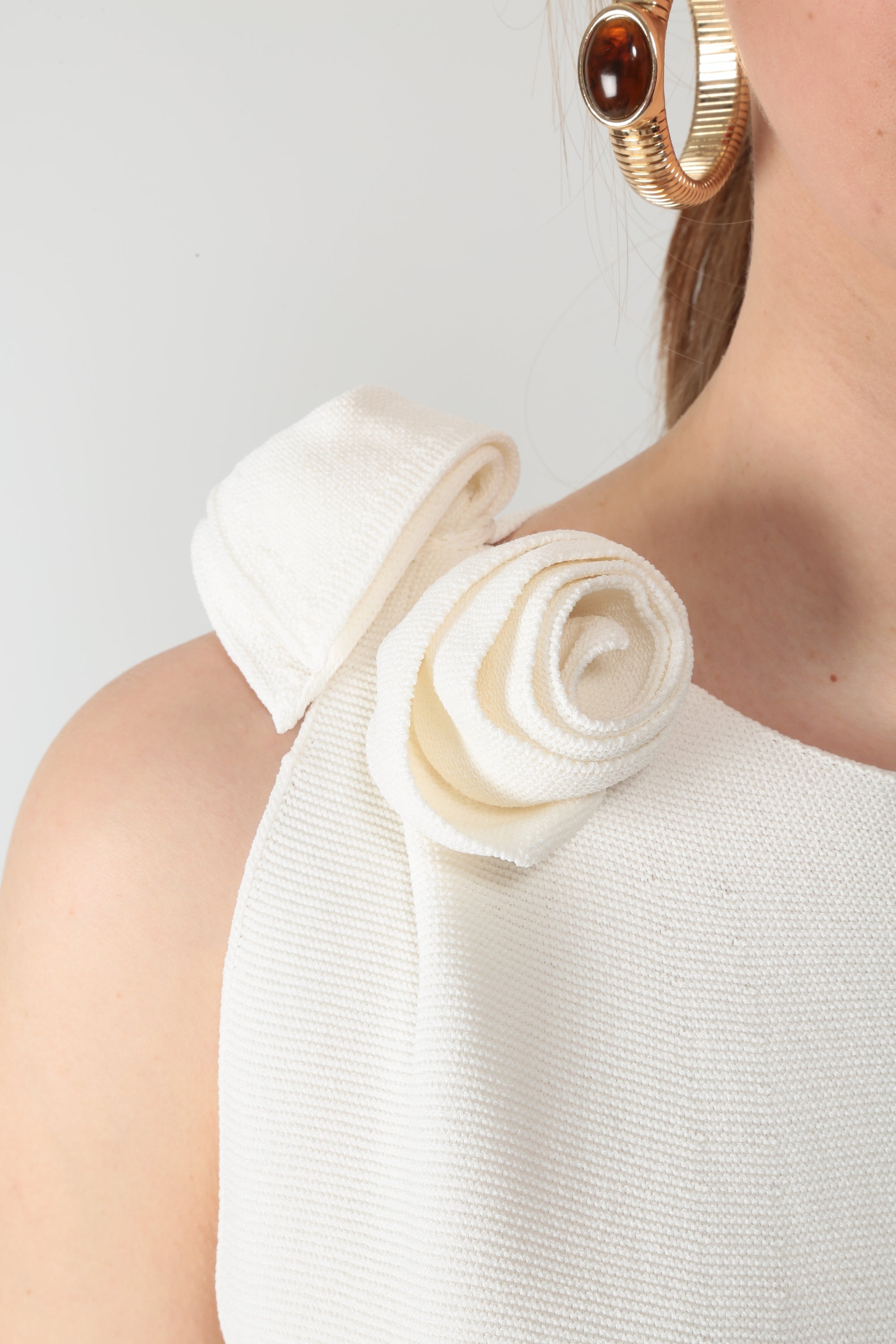 L. Conti Top con applicazione Clizia F6SA24 - Gulie Atelier