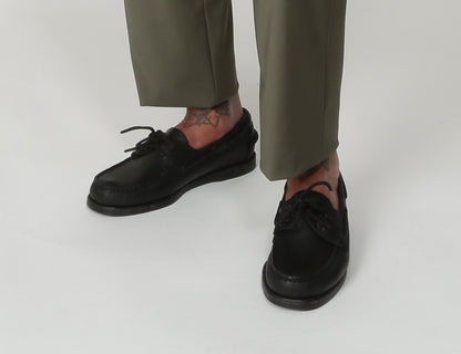 Sebago Scarpa da barca total black Docksides Portland 7000H00