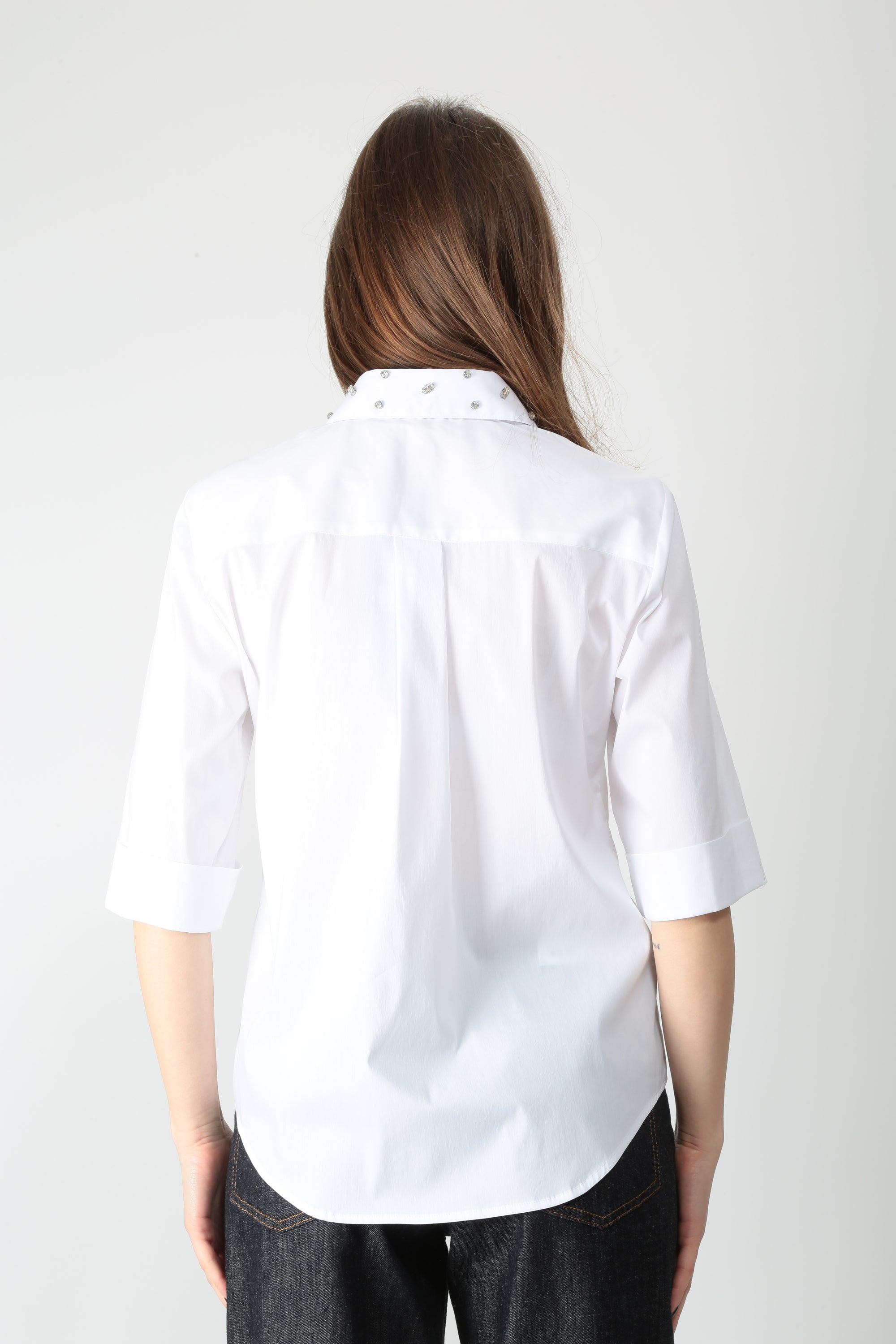 Camicetta Snob Camicia con strass 41405 666P - Gulie Atelier