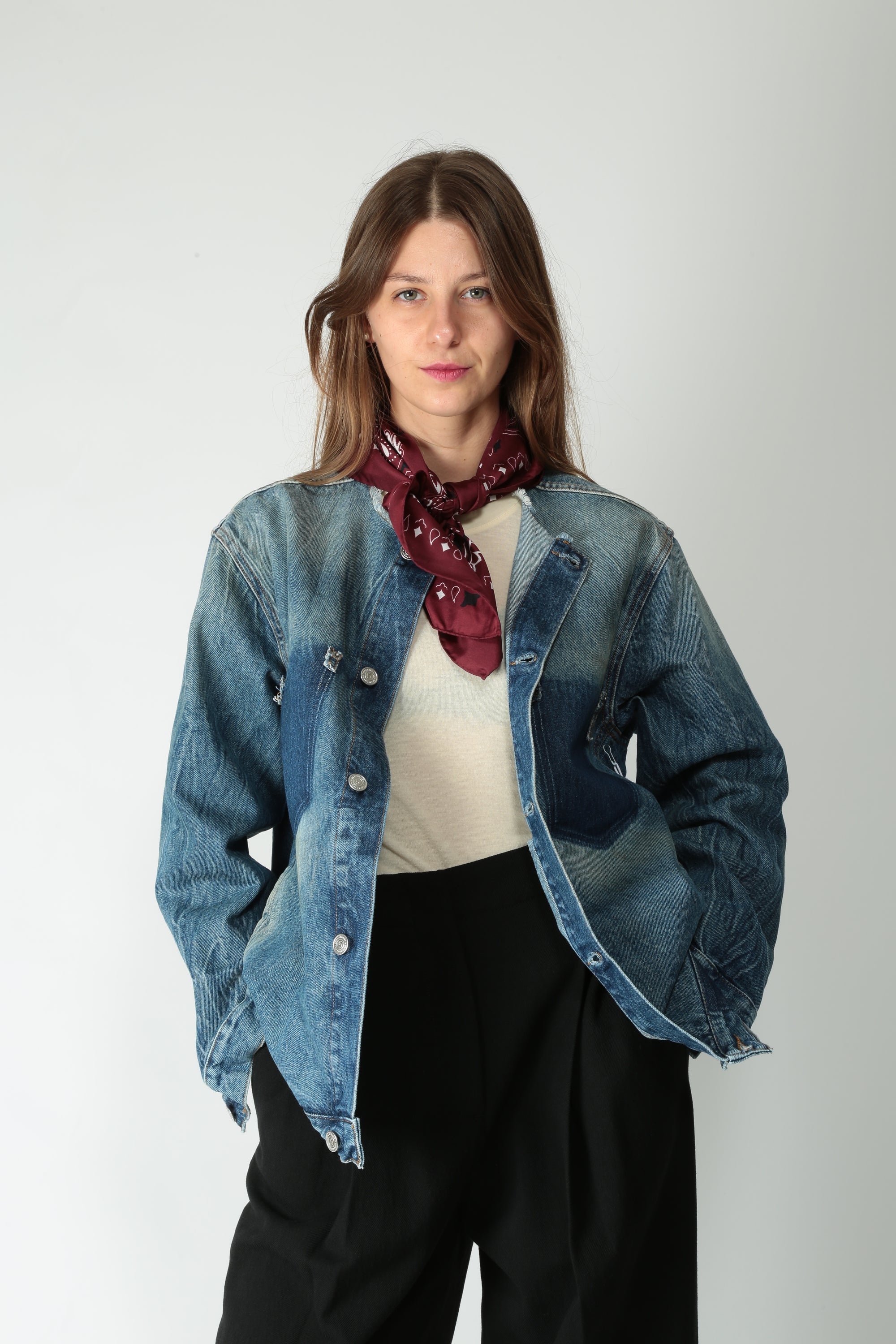 Department 5 Giubbotto in denim Stay DC52751D2TF0322212 - Gulie Atelier