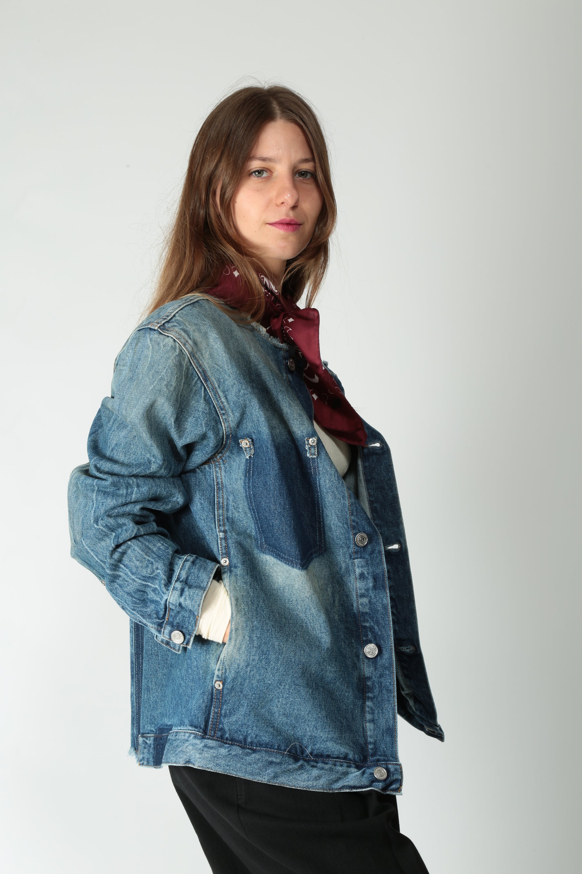 Department 5 Giubbotto in denim Stay DC52751D2TF0322212 - Gulie Atelier