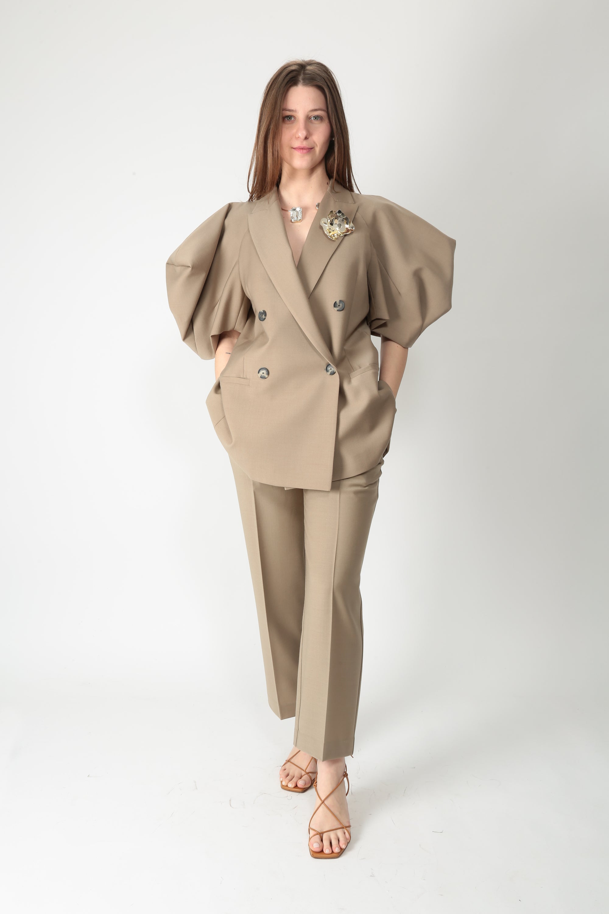 MeiMeij Giacca con maniche a palloncino M6PH04 - Gulie Atelier