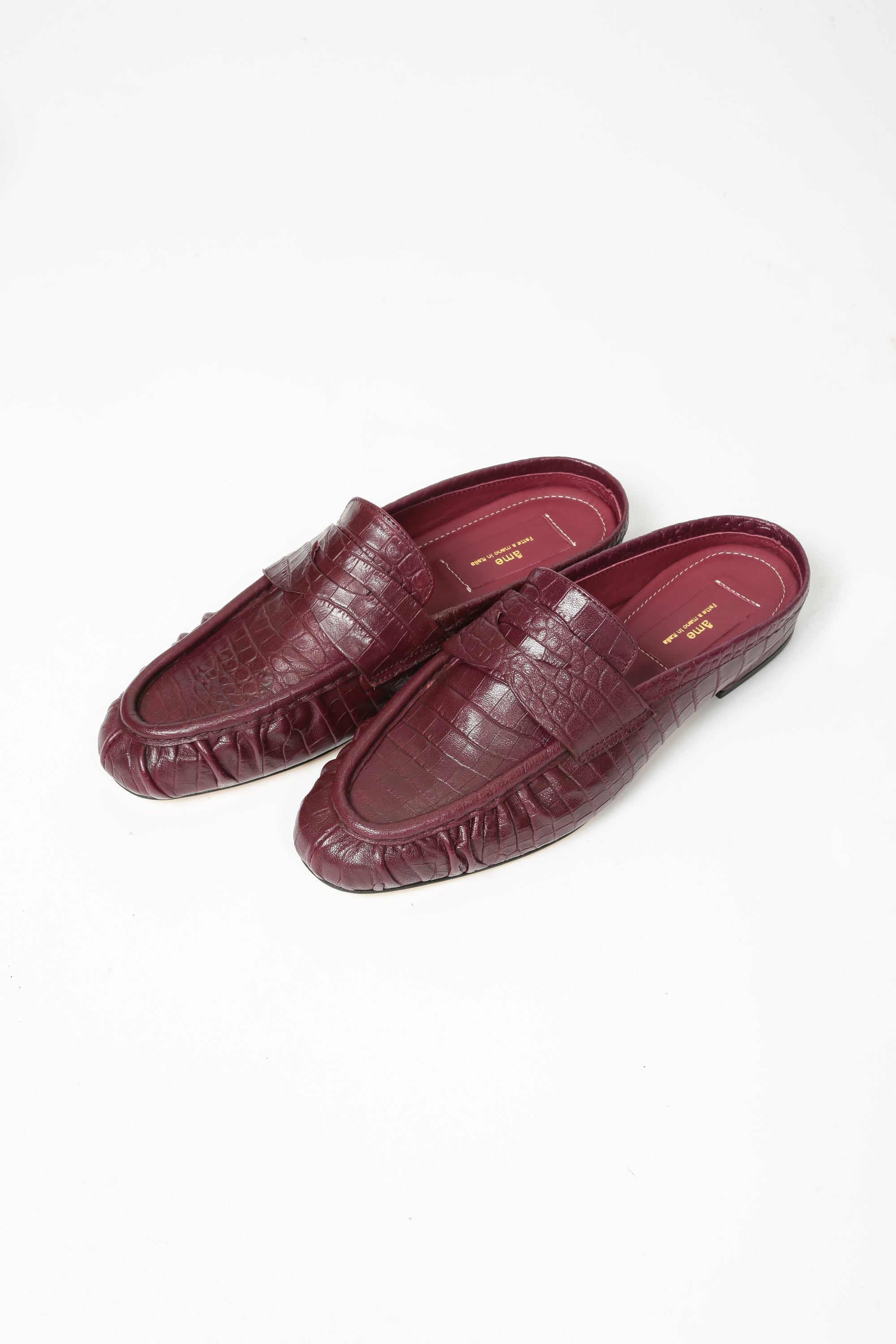 Ame Mules stampa cocco El Paso - Gulie Atelier