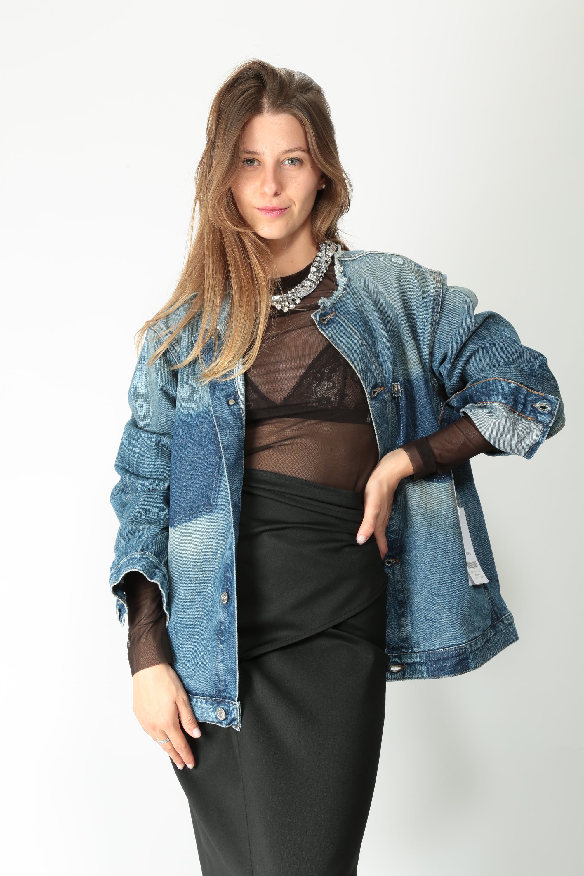 Department 5 Giubbotto in denim Stay DC52751D2TF0322212 - Gulie Atelier