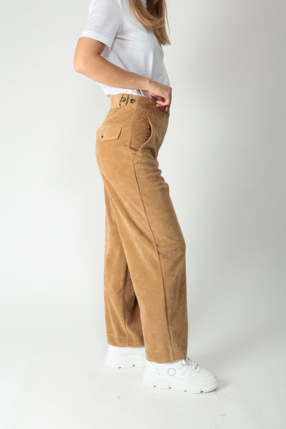 MaxMara MM Pantalone in velluto a coste Gocce