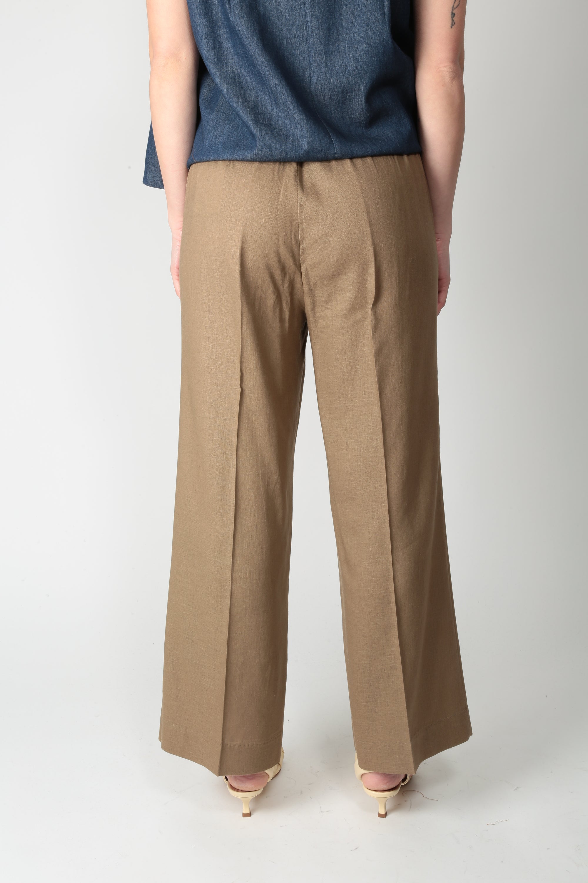 1978 Pantalone in viscosa e lino Arianna - Gulie Atelier