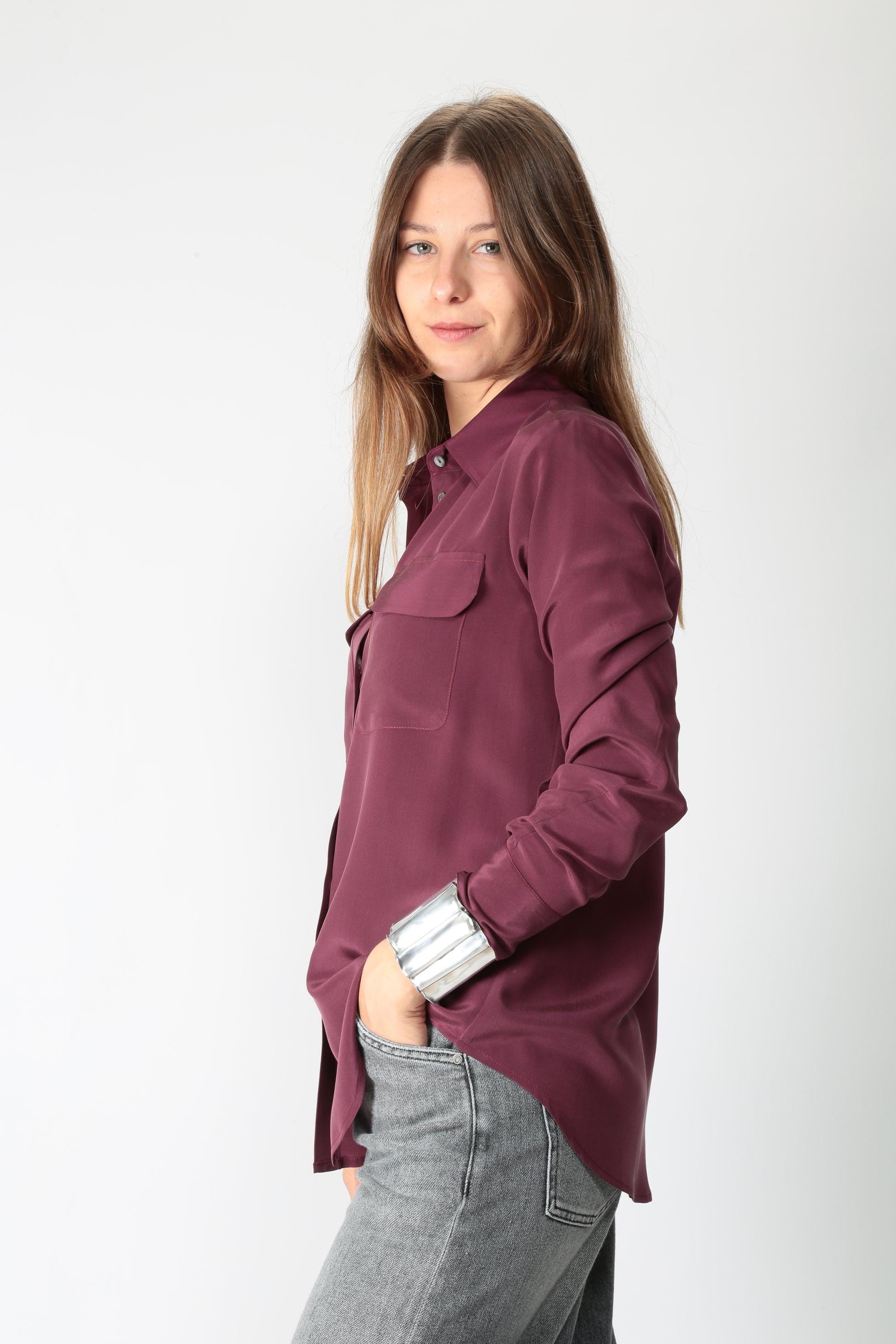 https://www.gulieshop.it › products › camicetta-snob-camicia-in-seta-con-taschini-31421-579