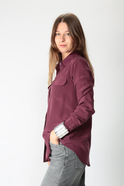 https://www.gulieshop.it › products › camicetta-snob-camicia-in-seta-con-taschini-31421-579
