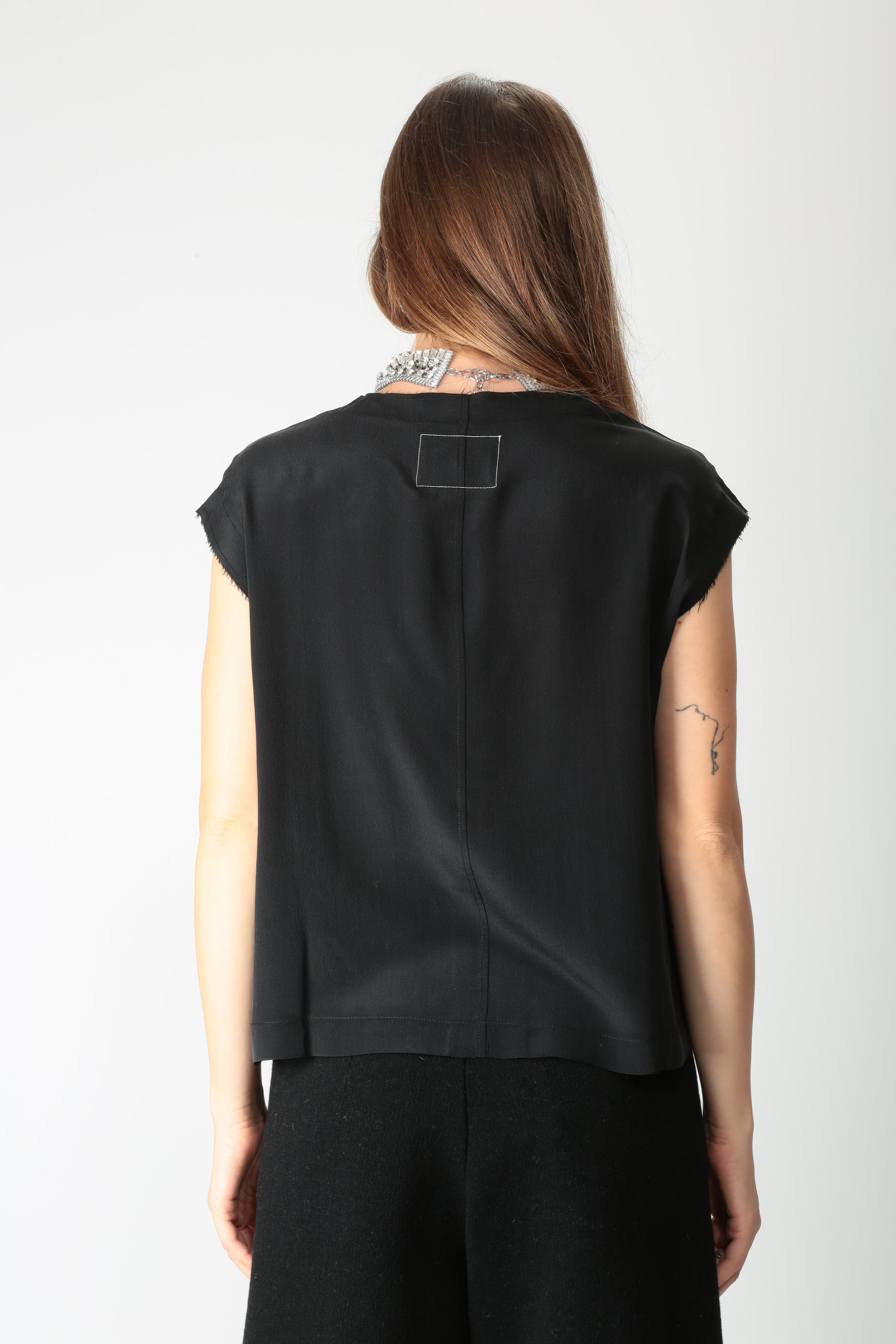 Jei-O Top canotta in seta 4562 - Gulie Atelier