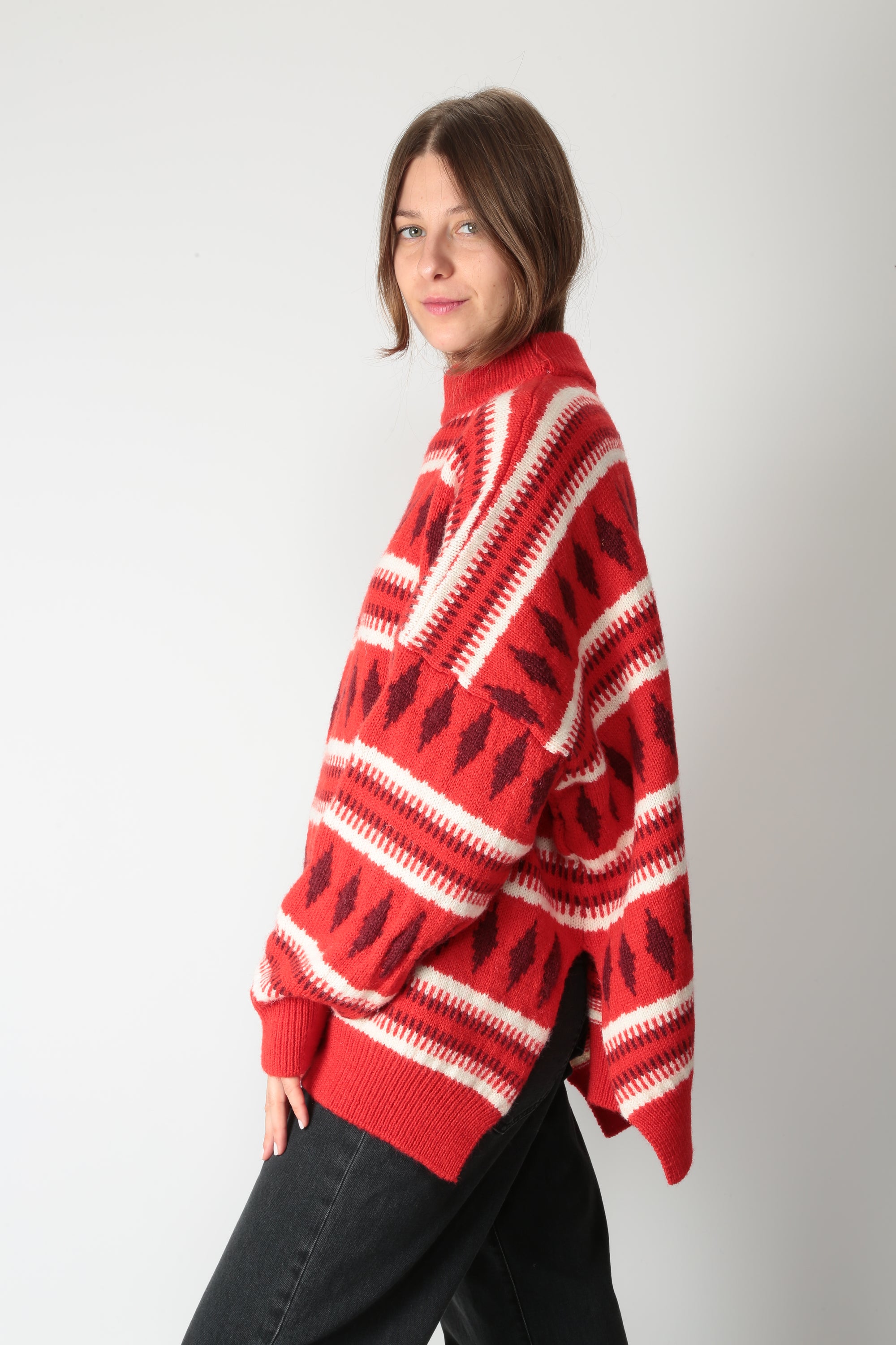 Jei- O Maglia oversize in lana 4520 - Gulie Atelier
