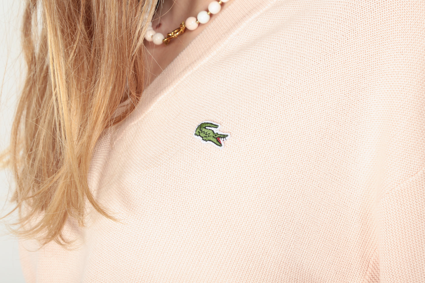 Lacoste Maglia scollo a V in cotone  AF5622. 3