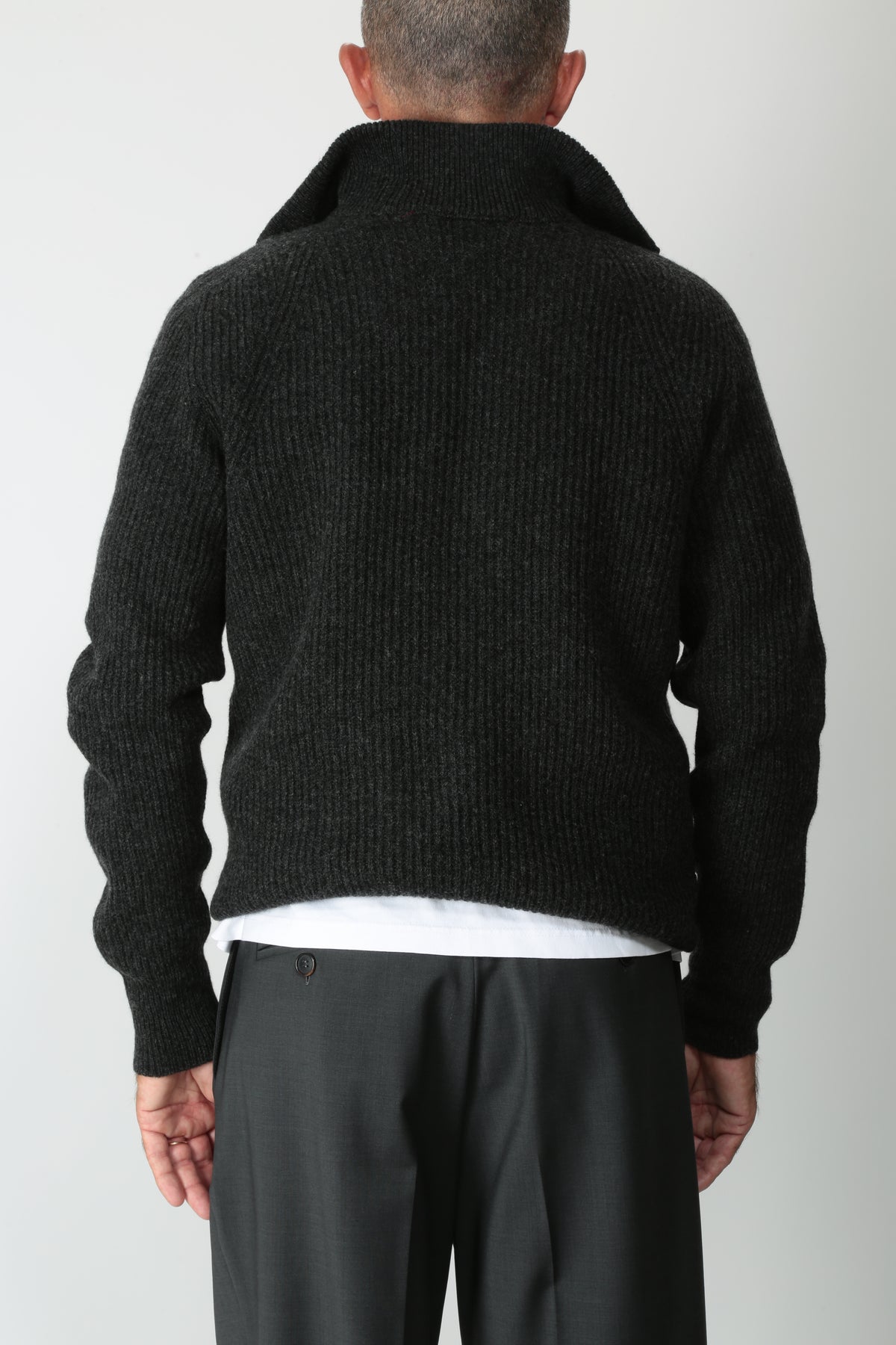 Amaranto Maglia a coste B9AC0011