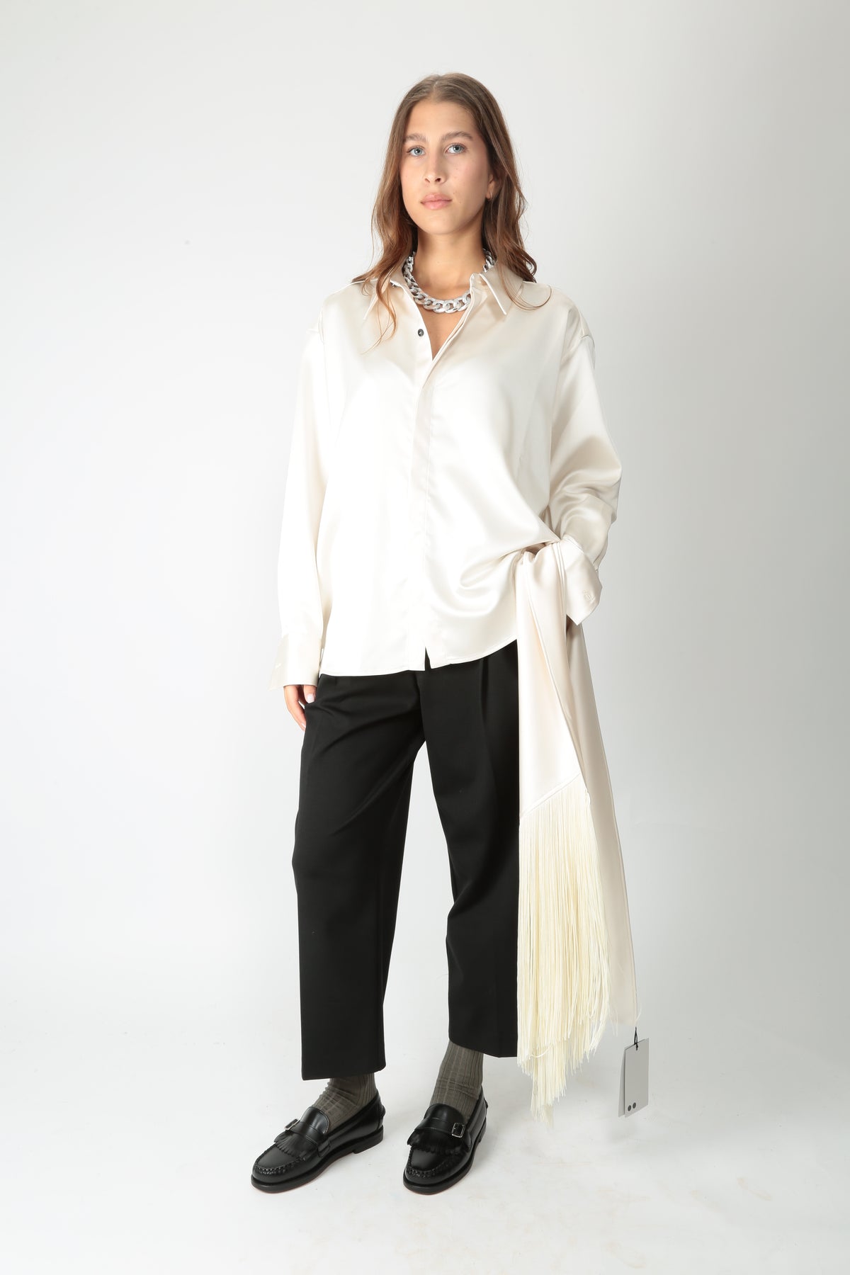 The M Camicia oversize in viscosa Suita