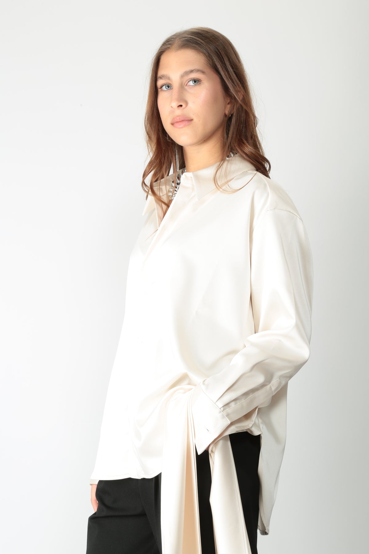 The M Camicia oversize in viscosa Suita