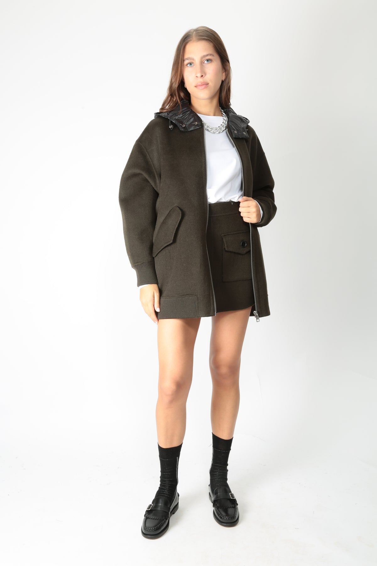 Department 5 Bomber lungo in lana Isla DC09153M2TF0289