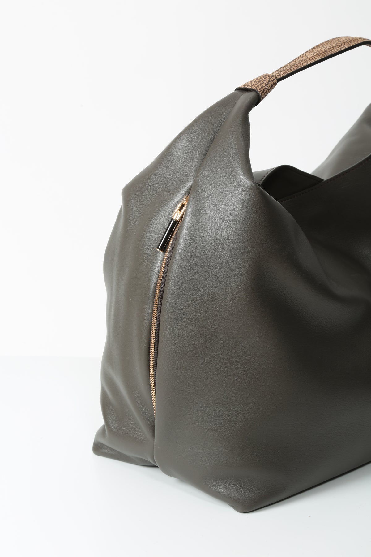 Borbonese Borsa hobo Plie large 91010372 0298