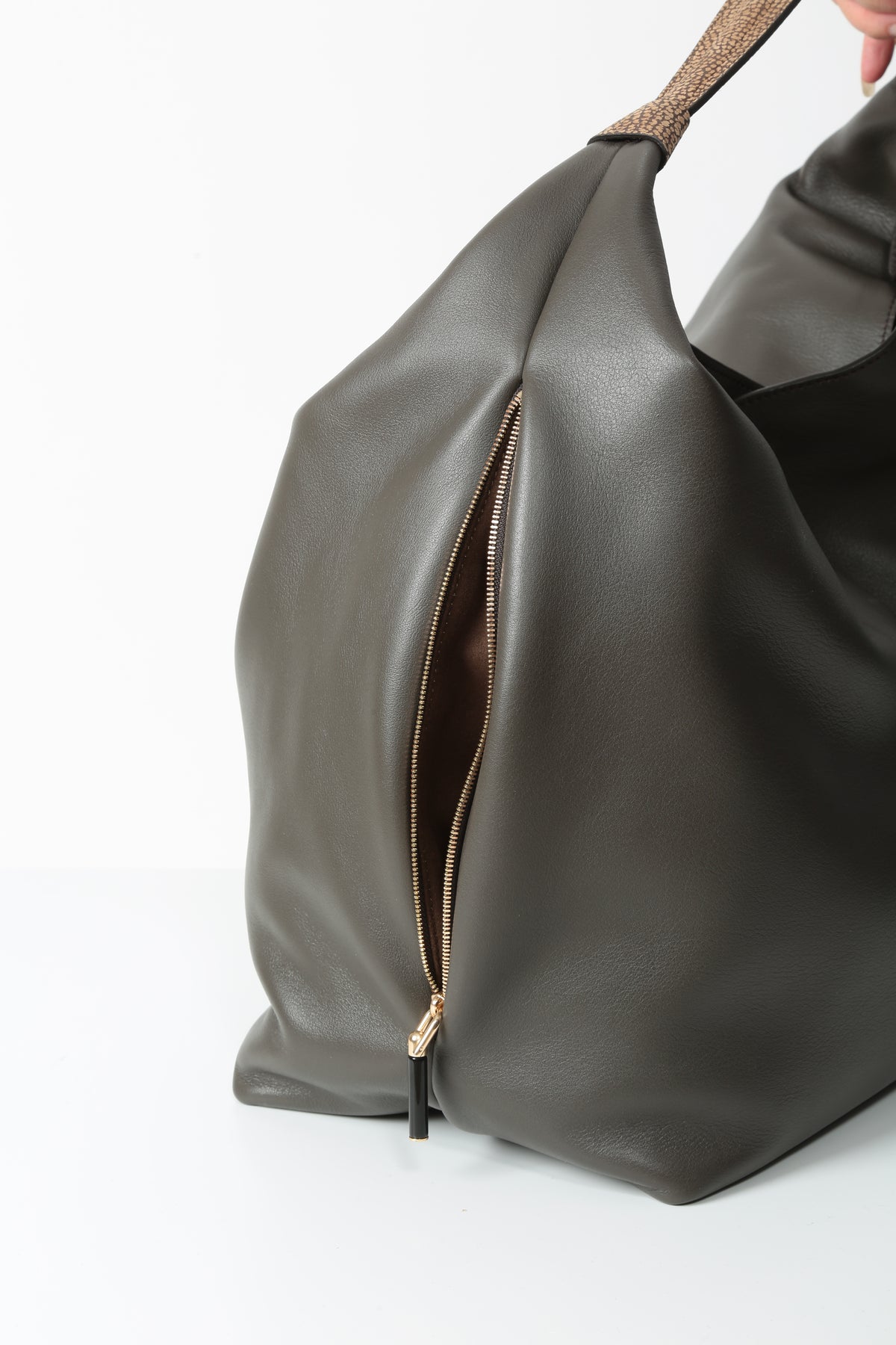 Borbonese Borsa hobo Plie large 91010372 0298