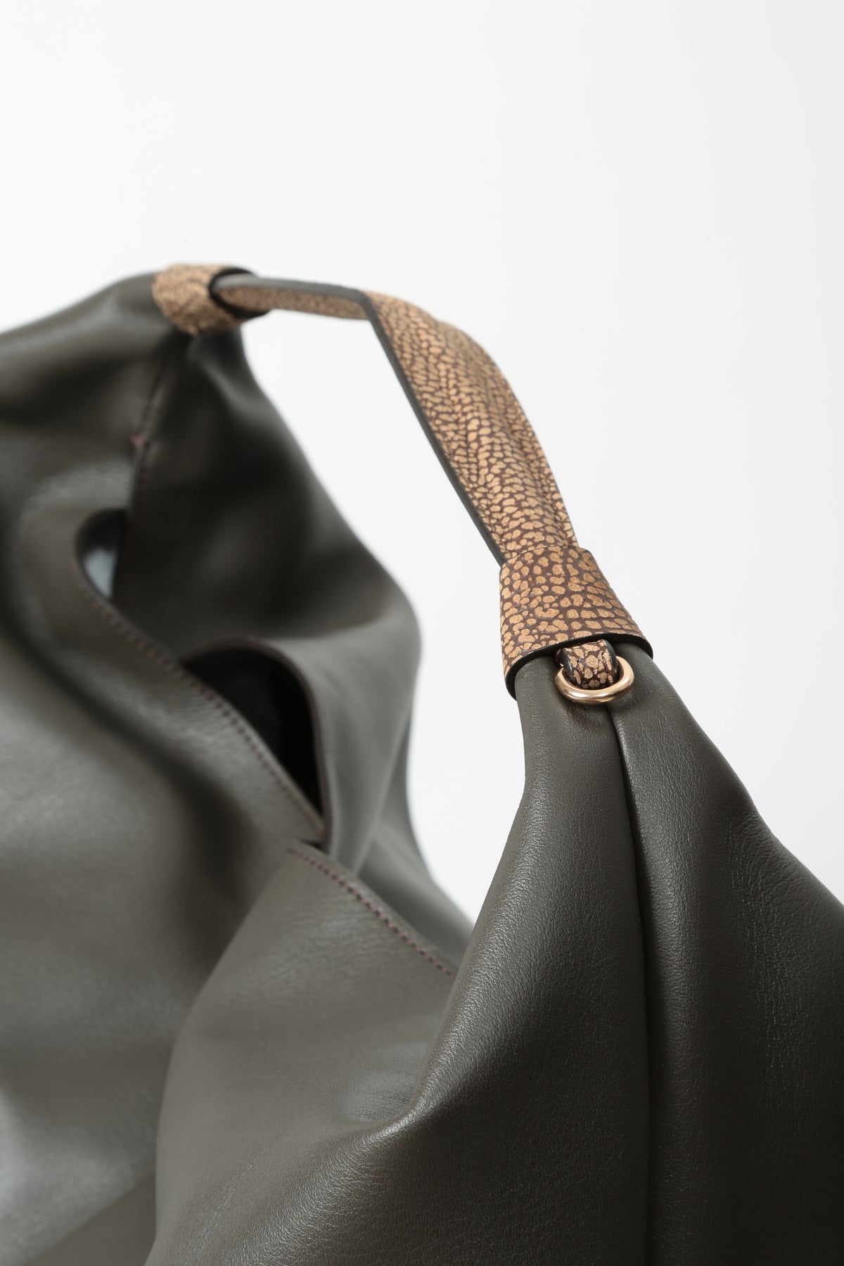 Borbonese Borsa hobo Plie large 91010372 0298
