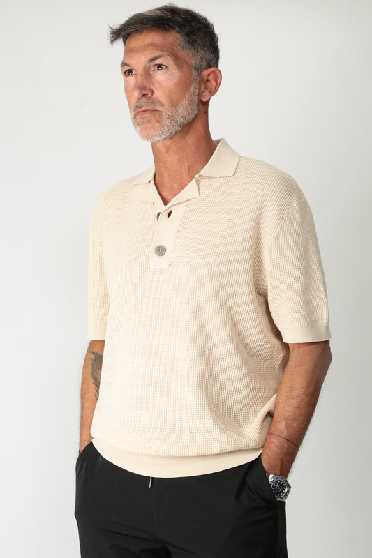 Diktat Maglia a polo oversize DK87079