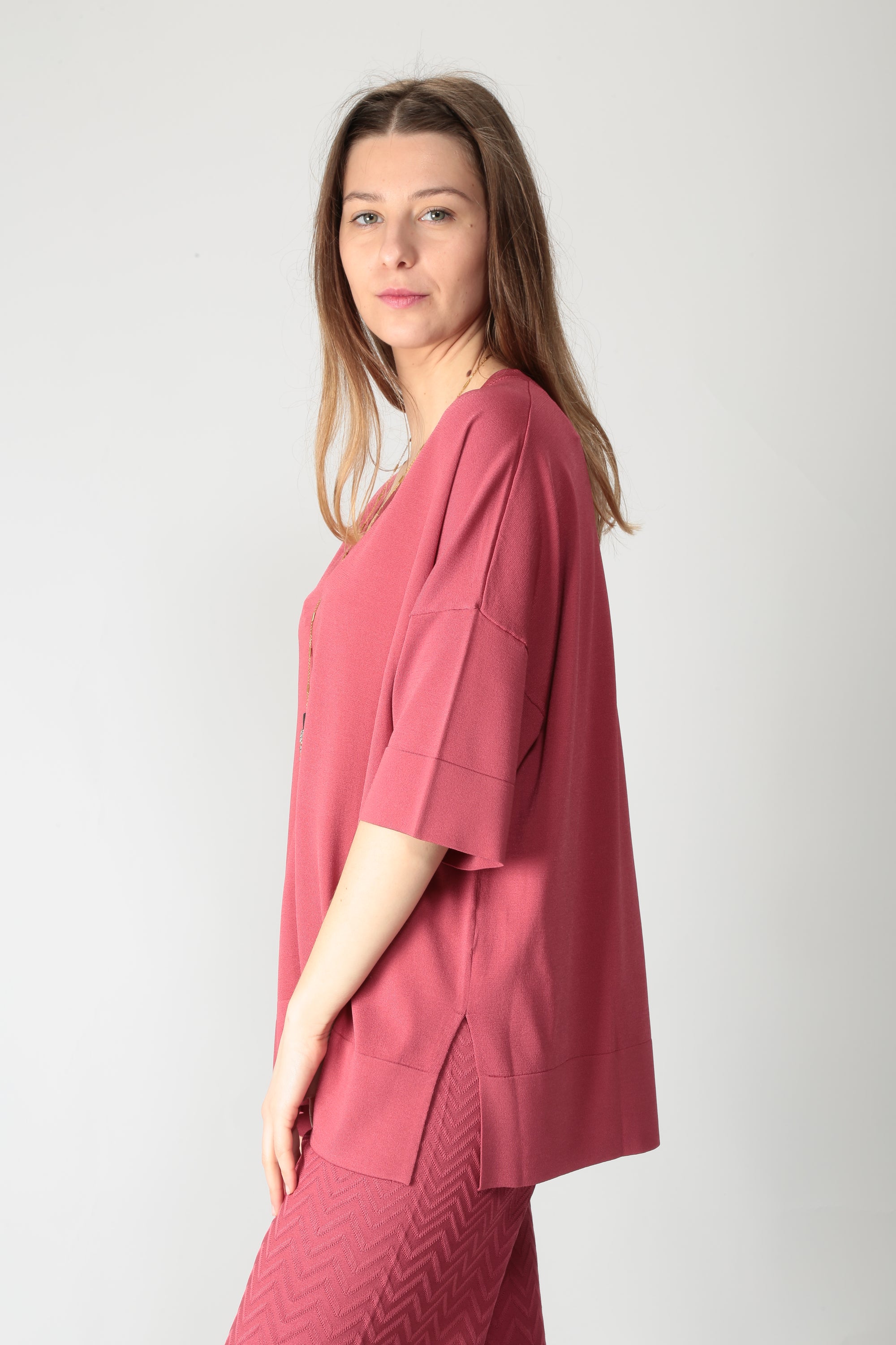 Maida Mila Maglia oversize in viscosa 251M1018 - Gulie Atelier