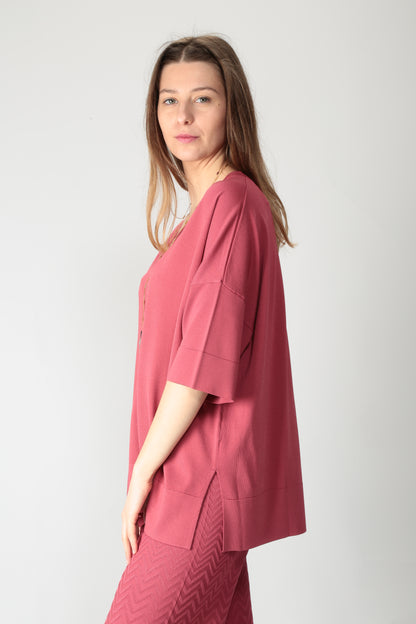 Maida Mila Maglia oversize in viscosa 251M1018