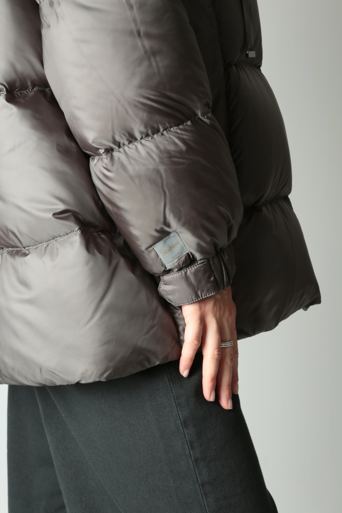 MaxMara The Cube Piumino corto vera piuma Seia