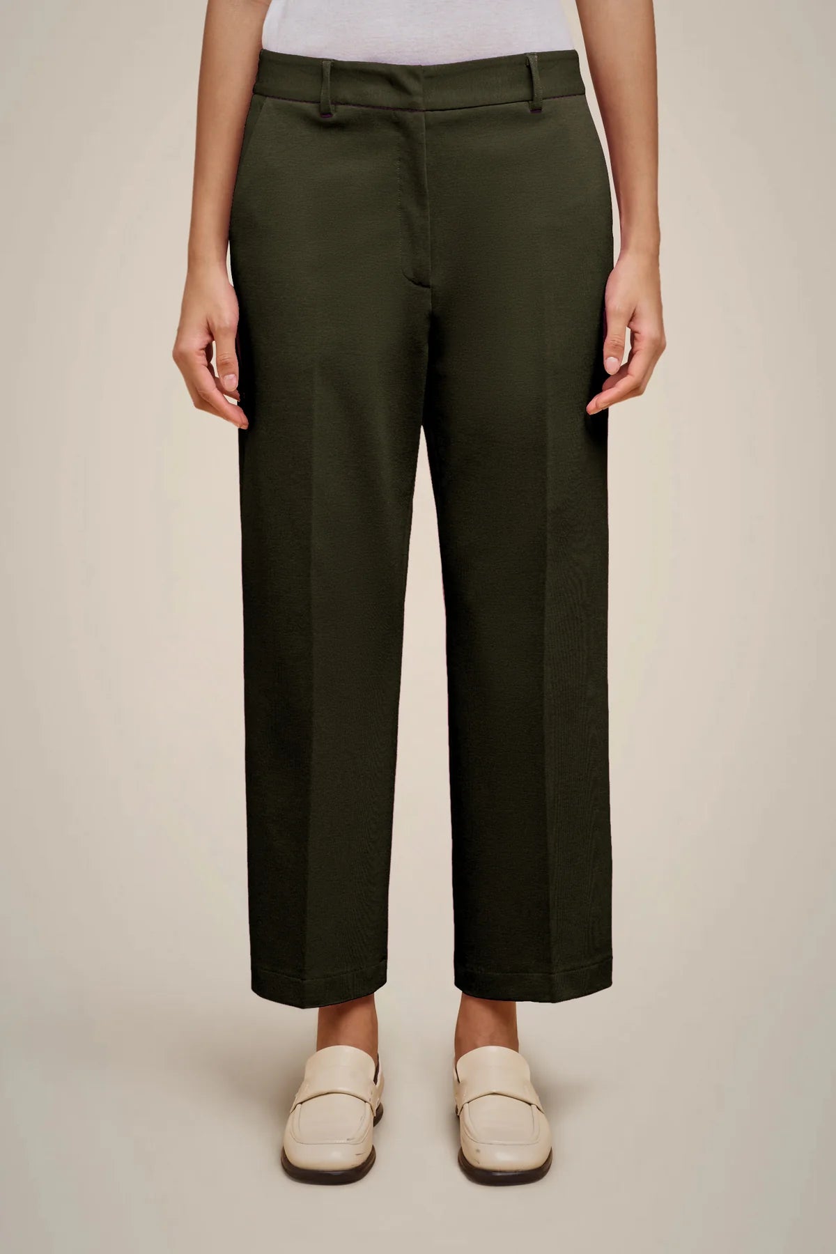 L. Conti Pantalone in viscosa stretch F4WI49