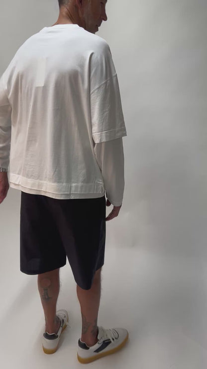 R. Collina T-shirt oversize in cotone RB51201