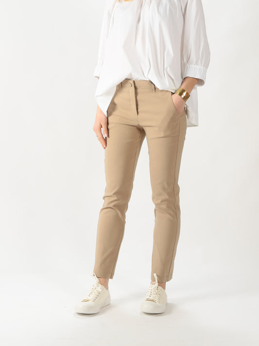 L. Conti Pantaloni slim viscosa stretch F3SR23